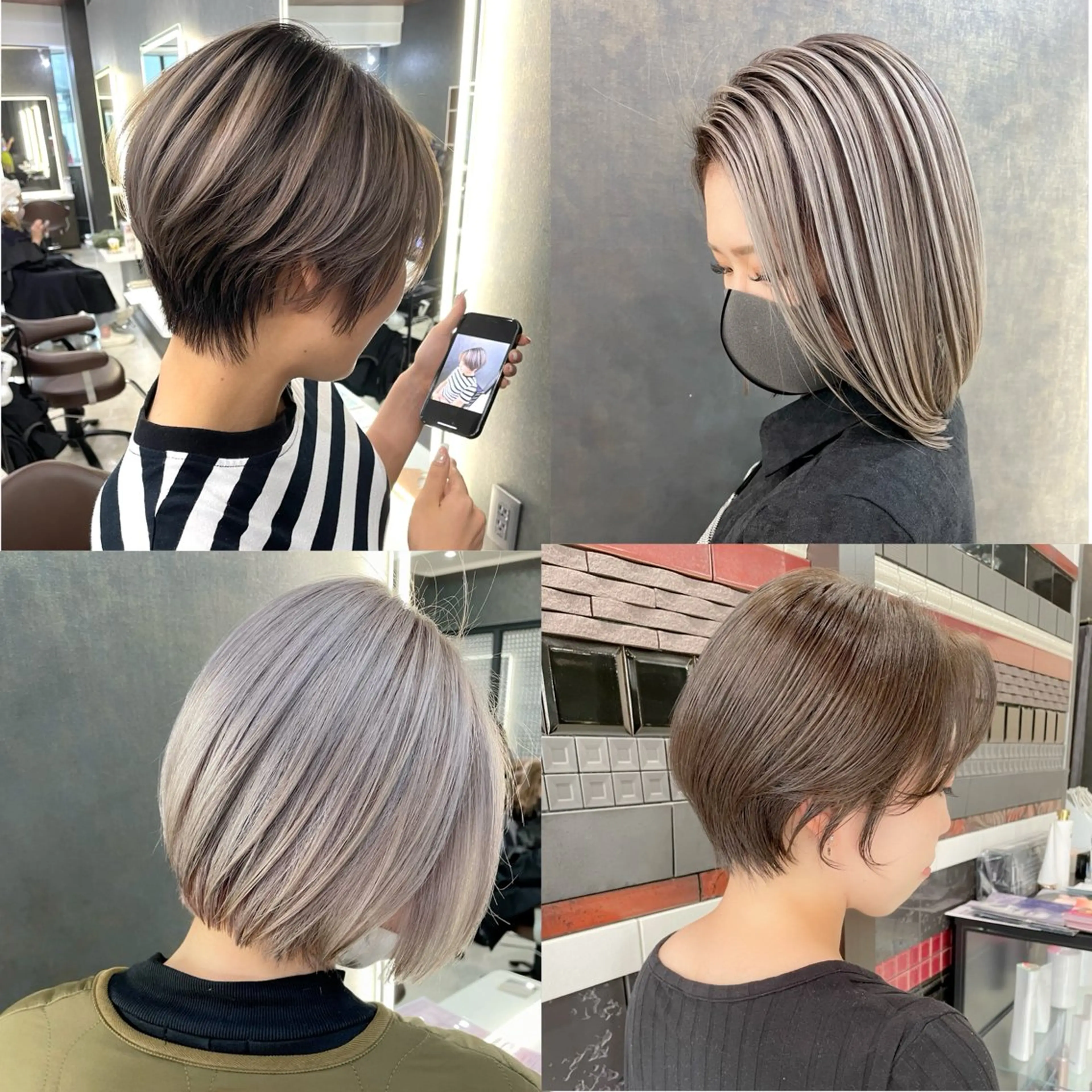 ショート カラー ショート×ブリーチ Lyuca/yujiのヘアスタイル