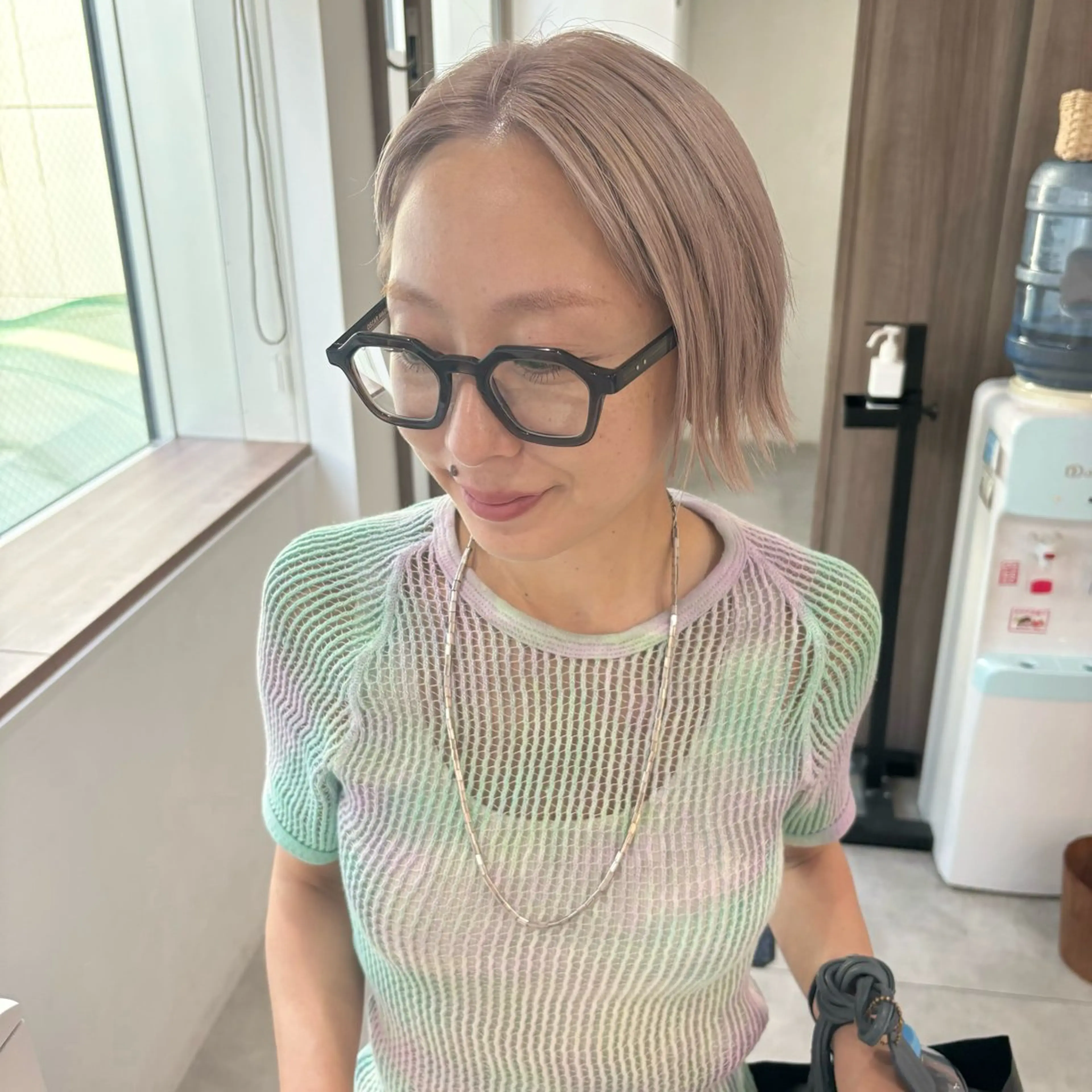 ショート カット ヘアカラー トリートメント akina＊ブリーチ ♡トレンドヘアのヘアスタイル