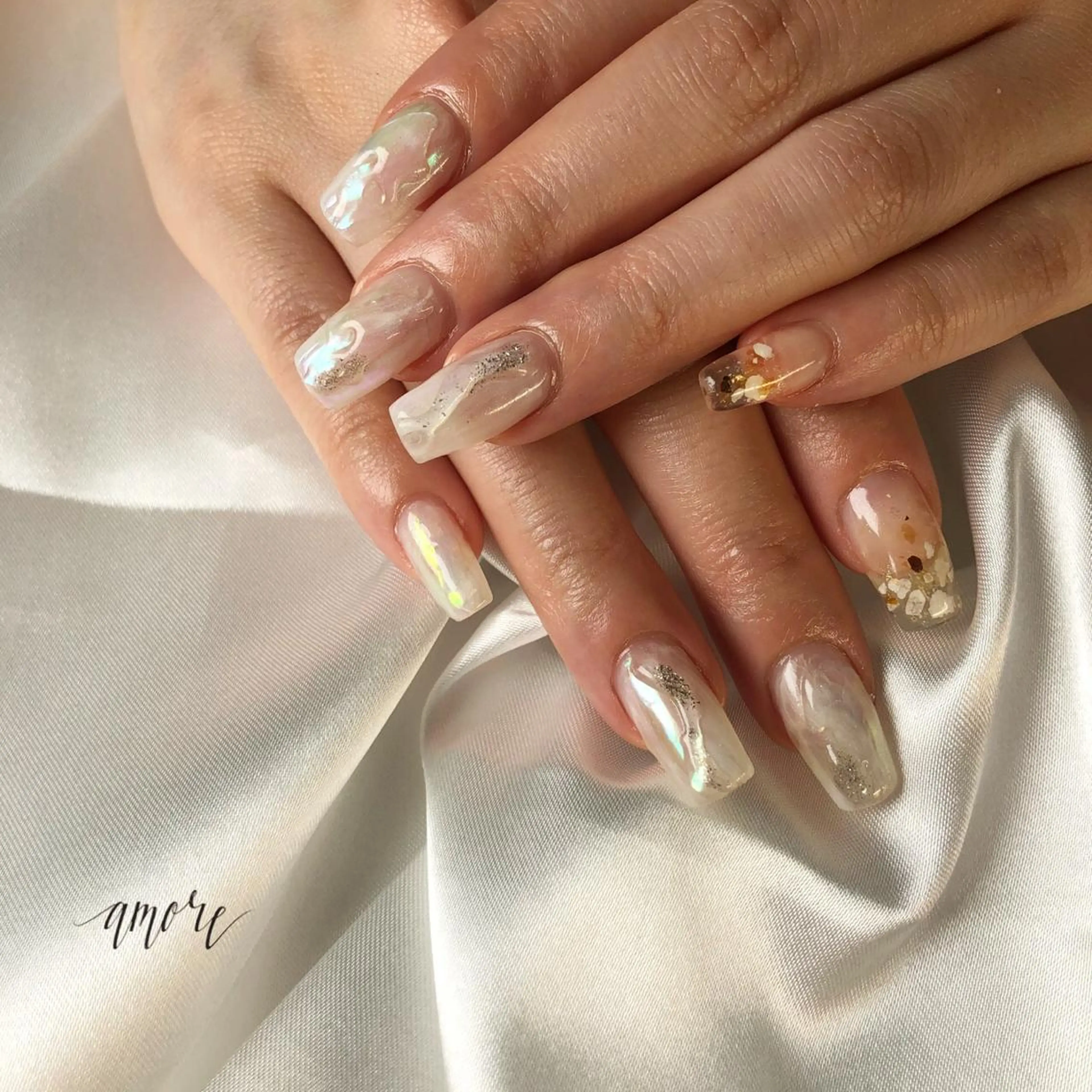 ネイル アートネイル ジェルネイル 氷ネイル・うるうるネイル マグネットネイル マットネイル You kyehwaのネイルデザイン