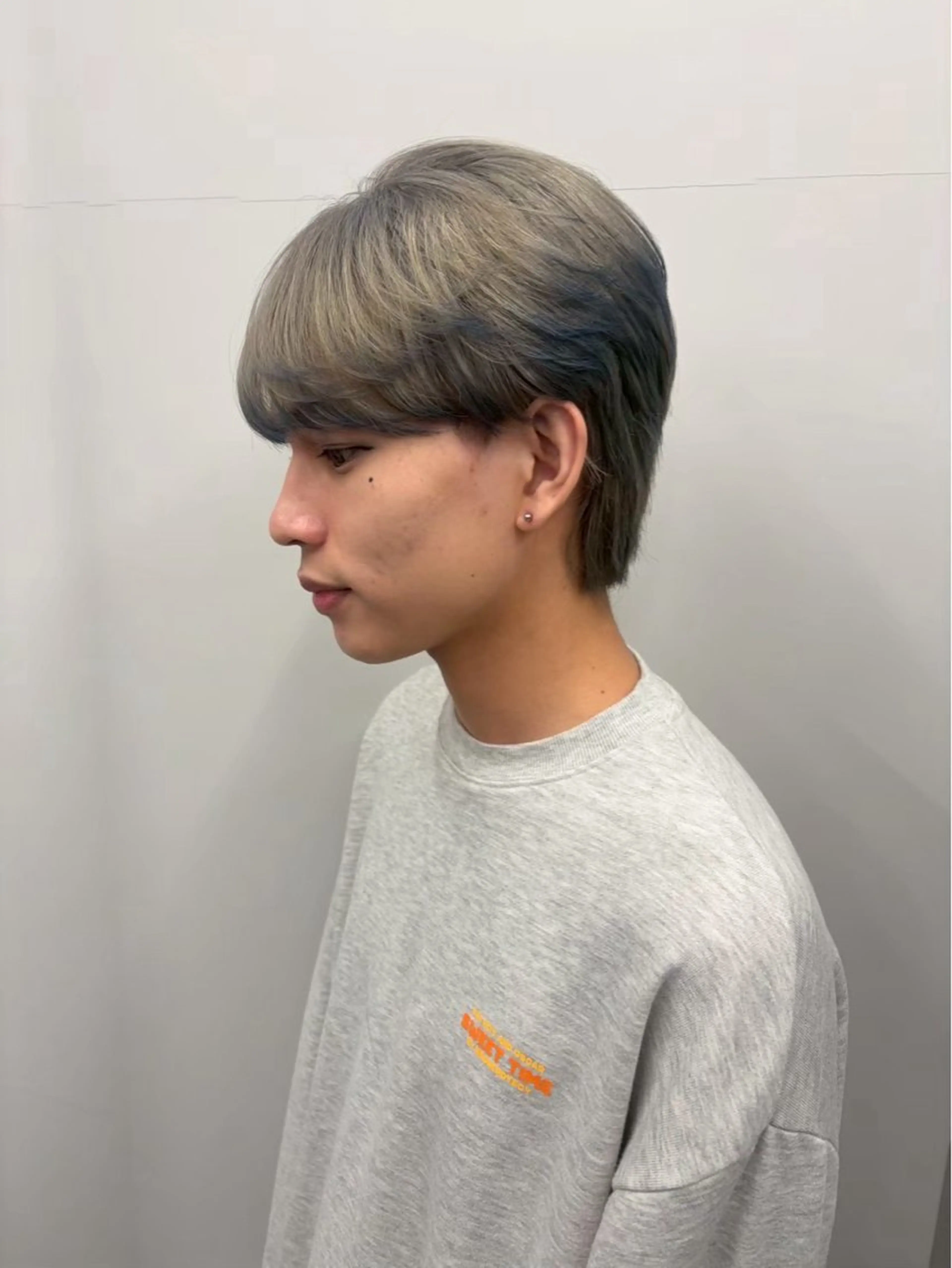 ショート カラー パーマ メンズ 博多メンズヘア特化 ベップハルキのヘアスタイル