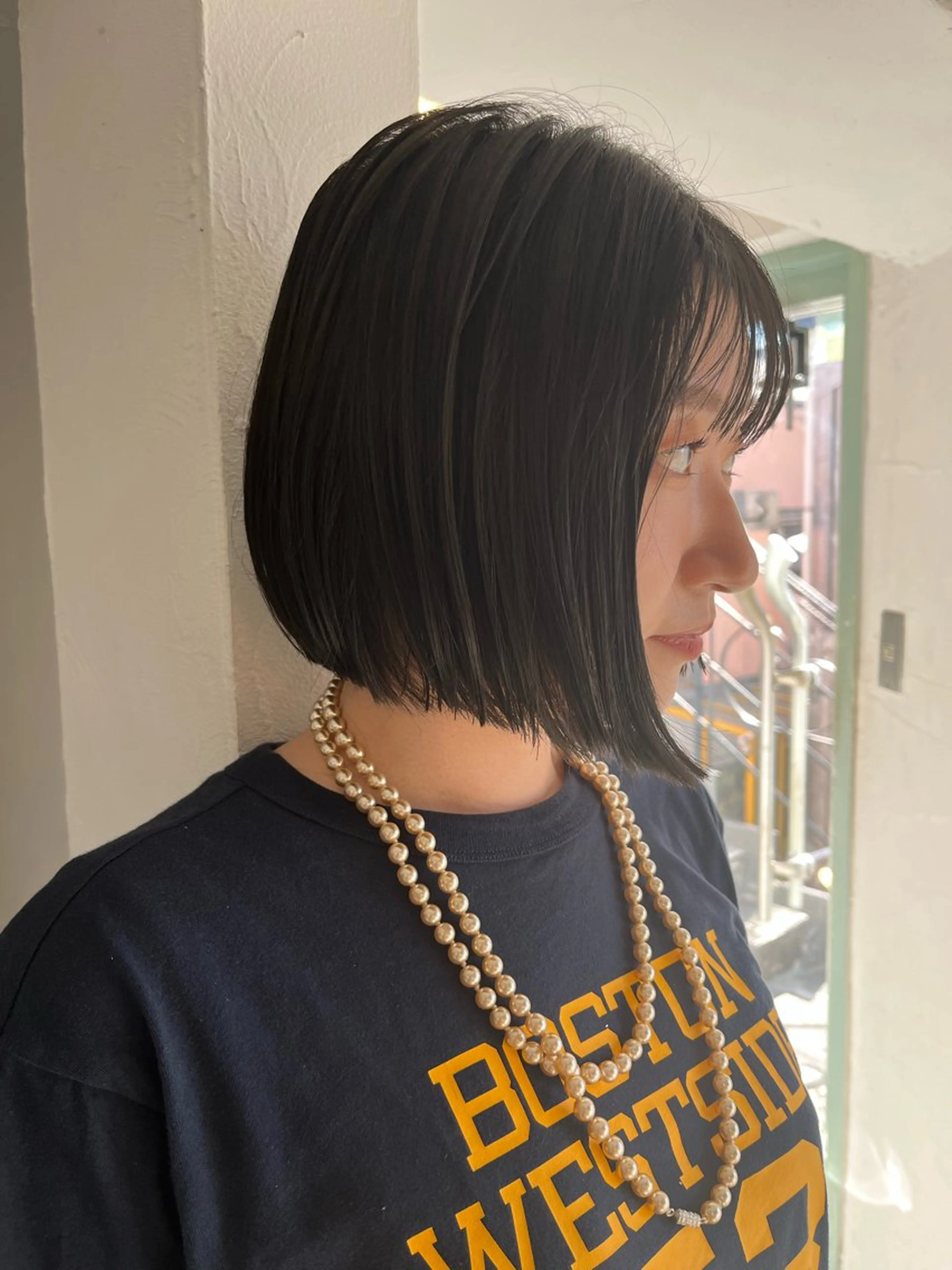 ショート カラー ヘアアレンジ アディクシーカラー アッシュ ボブ 眠れるヘッドスパ✨ chacoのヘアスタイル