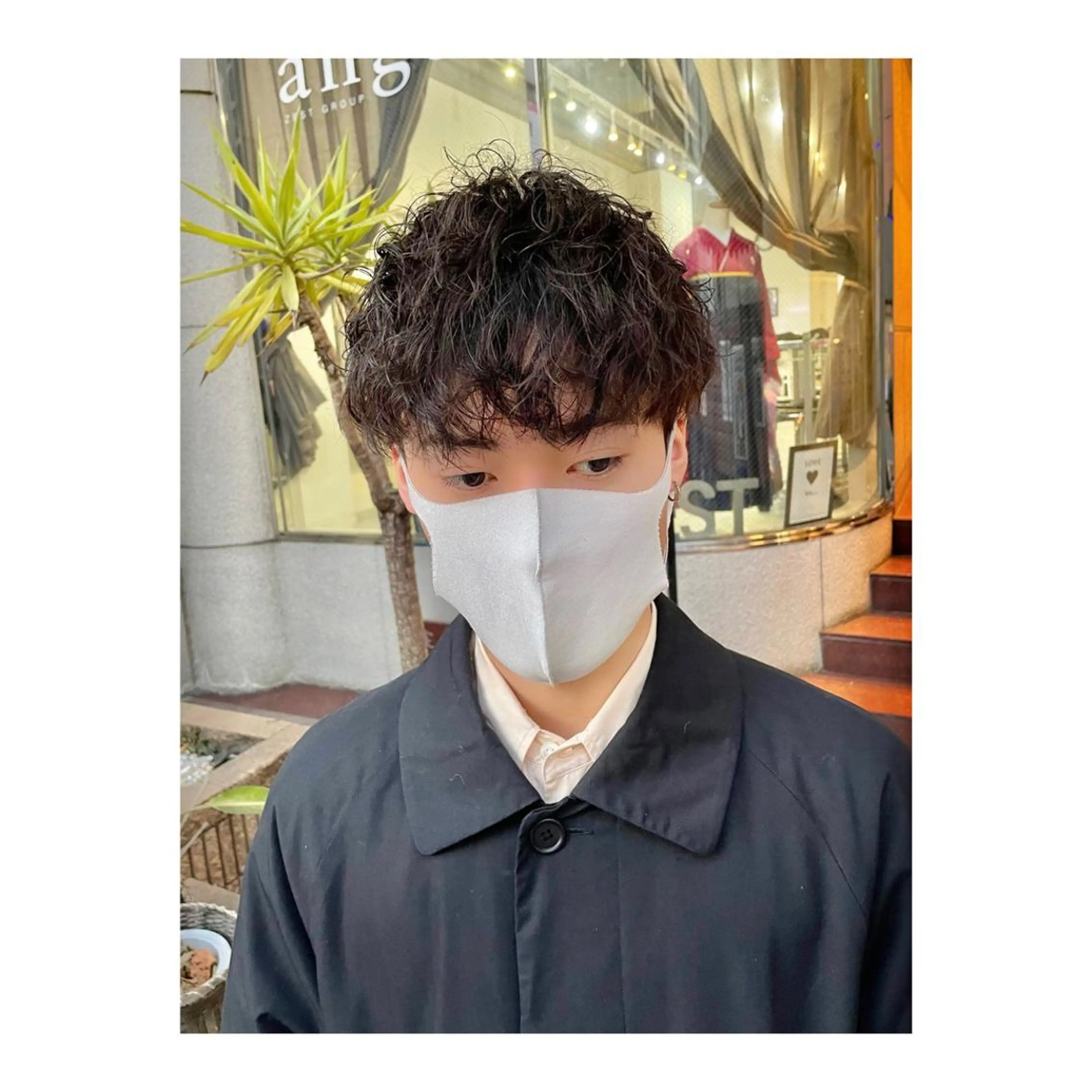 ショート パーマ メンズ ange☞ soutaのヘアスタイル