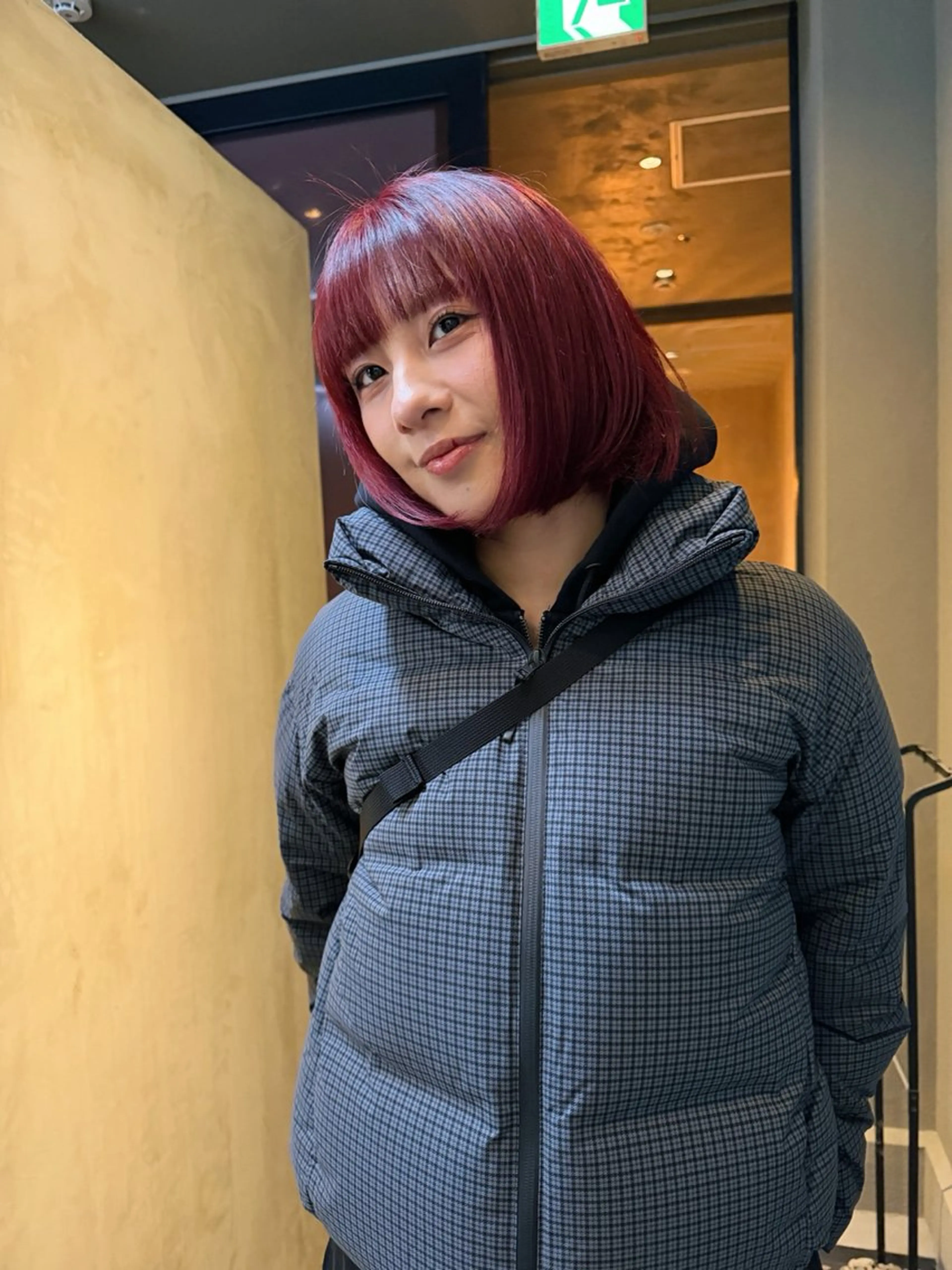 ミディアム カラー hatsune 艶カラーボブ/ロングのヘアスタイル