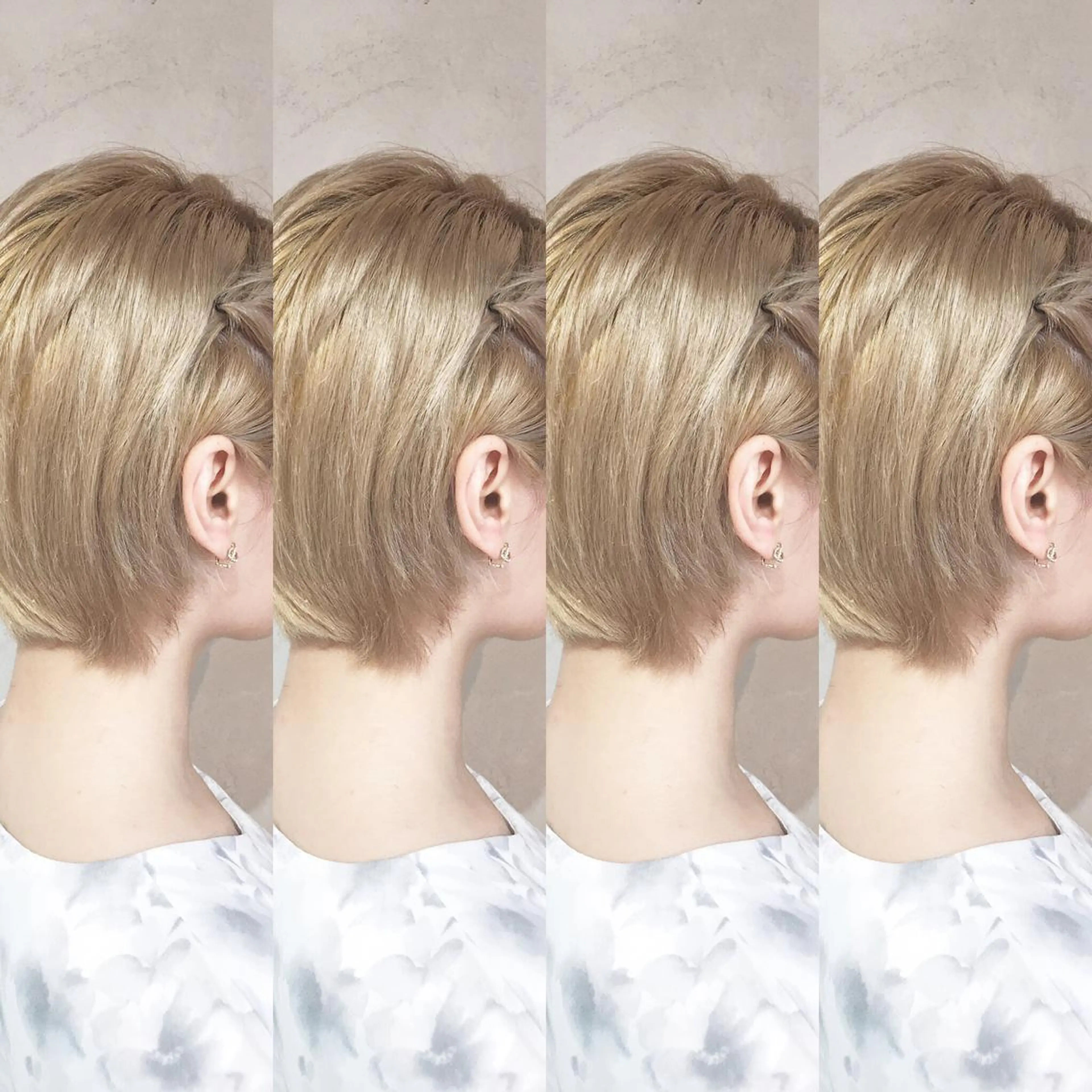 ショート カラー ベージュカラー 透明感カラー ダブルカラー グレージュ ハイライトカラー 髪質改善満足度NO1 山下のヘアスタイル