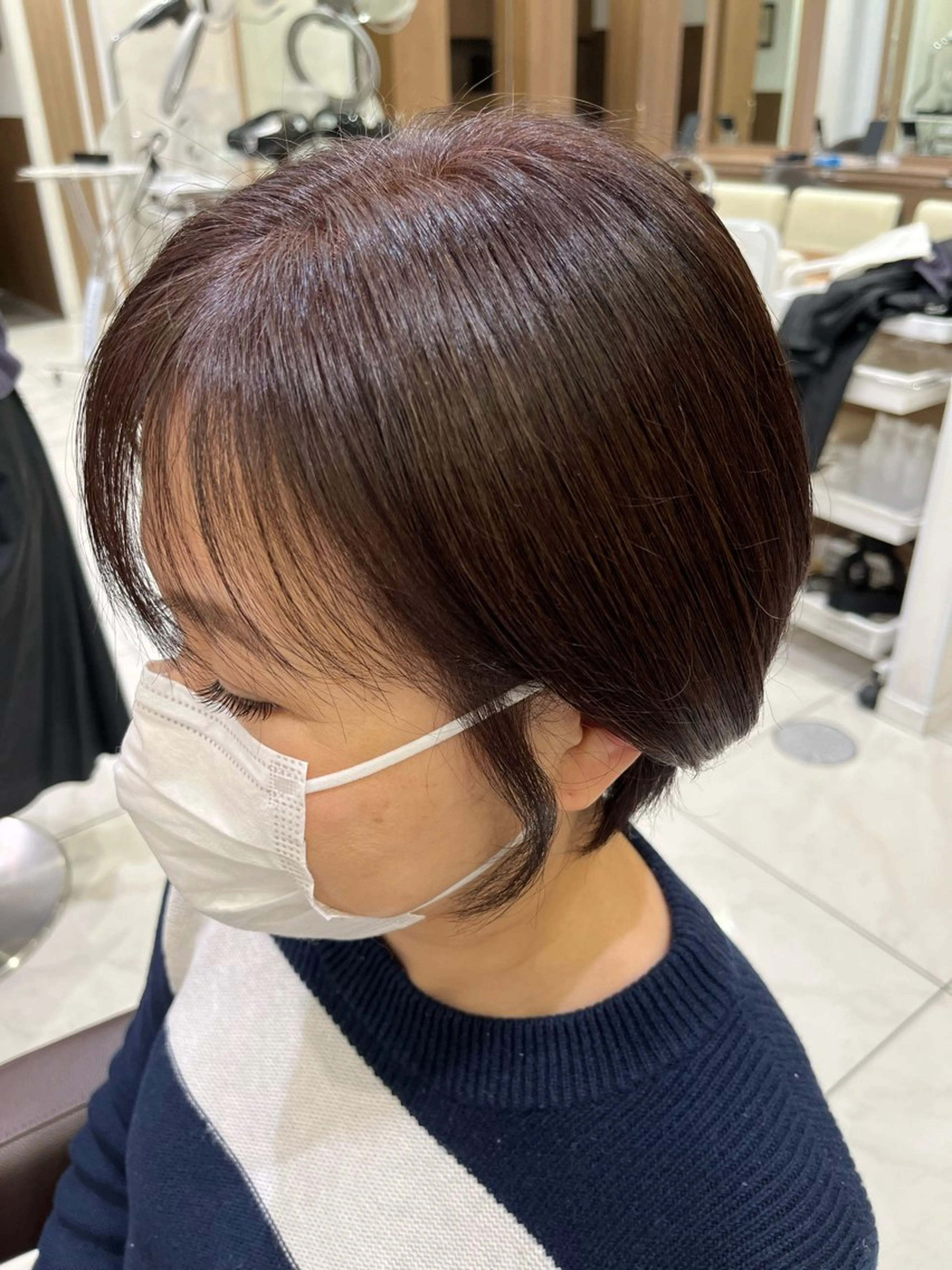 ショート カラー ブラウンカラー ヘアカラー 🦄ブリーチ特化‼️ Ash小岩YUTAのヘアスタイル