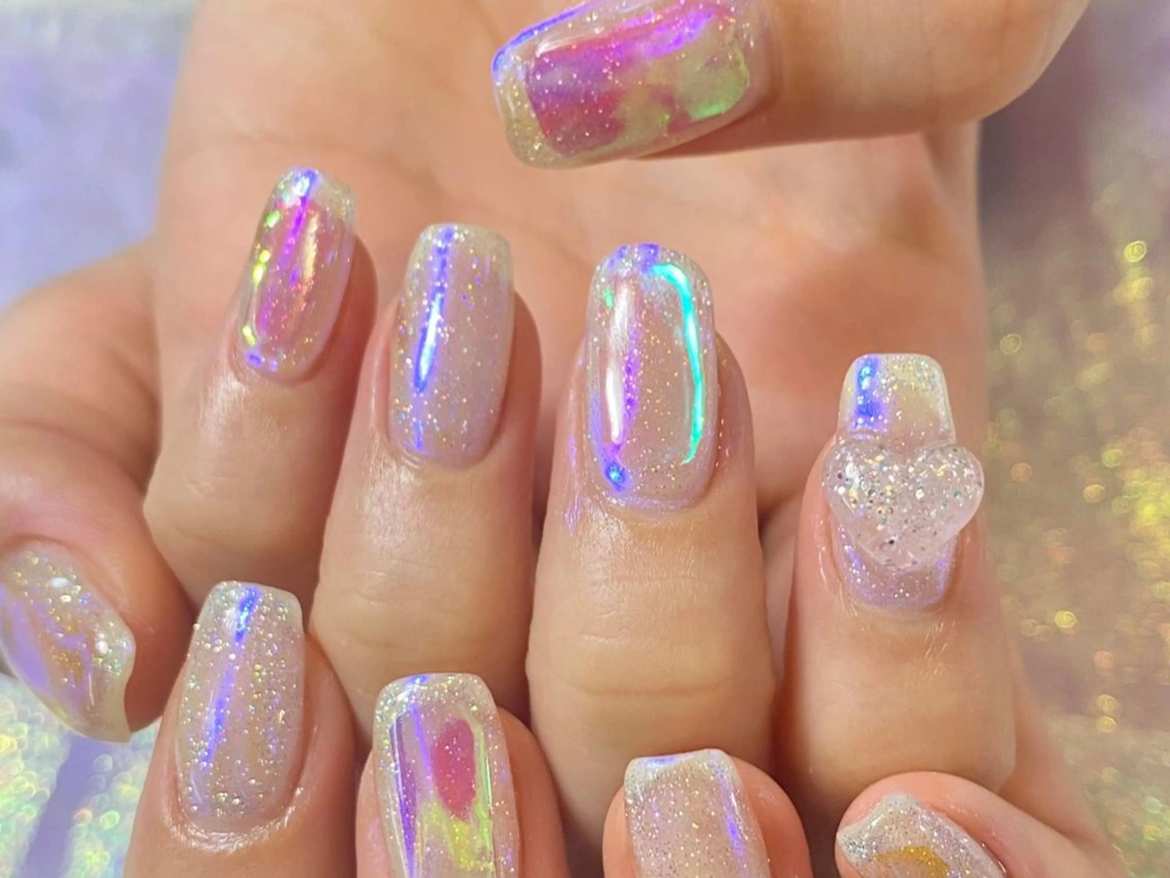 ネイル キラキラネイル Menail心斎橋 本店/runa☆のネイルデザイン