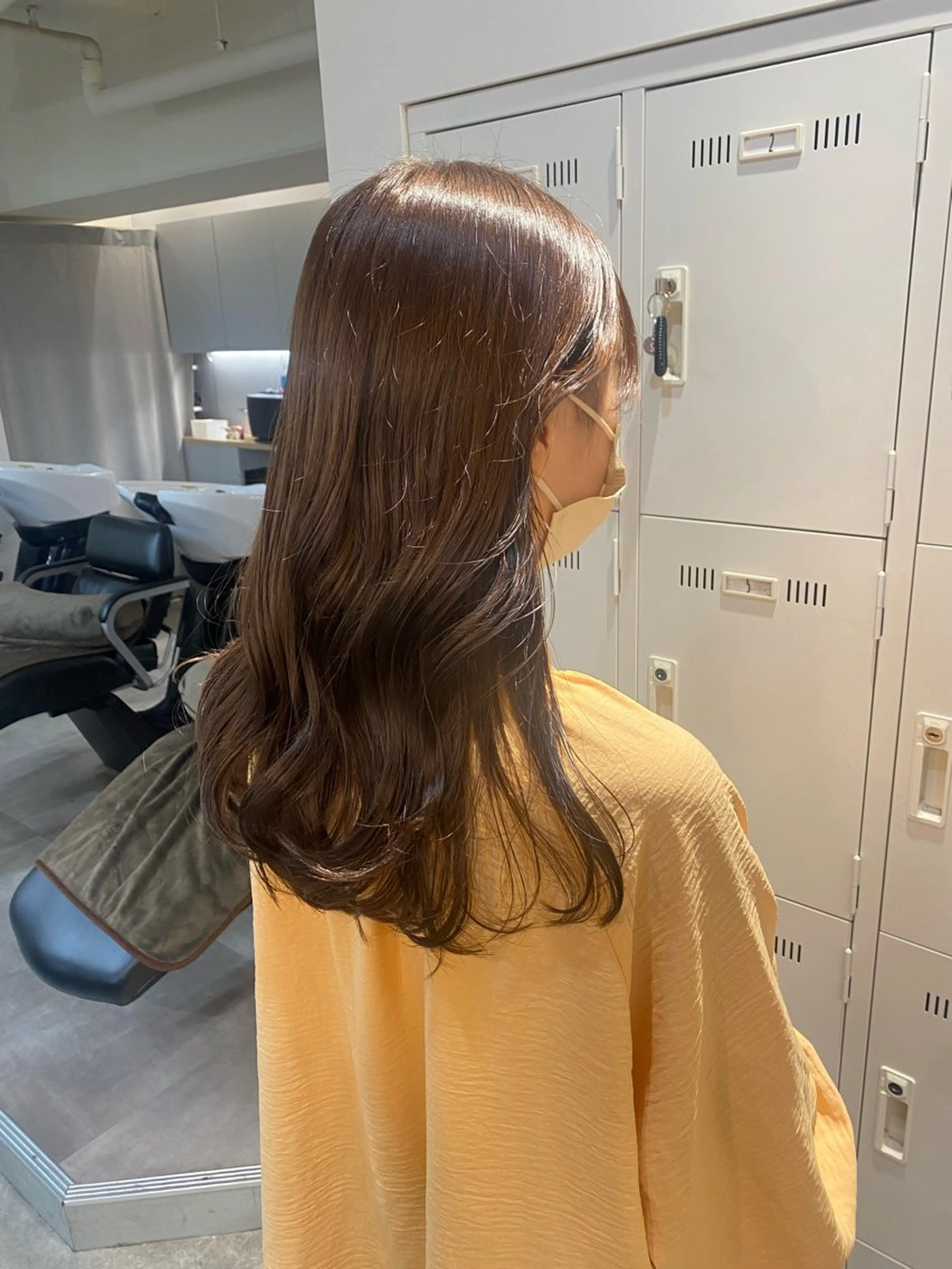 セミロング カラー ヘアアレンジ ベージュカラー 透明感カラー ヘアカラー ボブ /ニュアンス/ satomi🧸💖のヘアスタイル