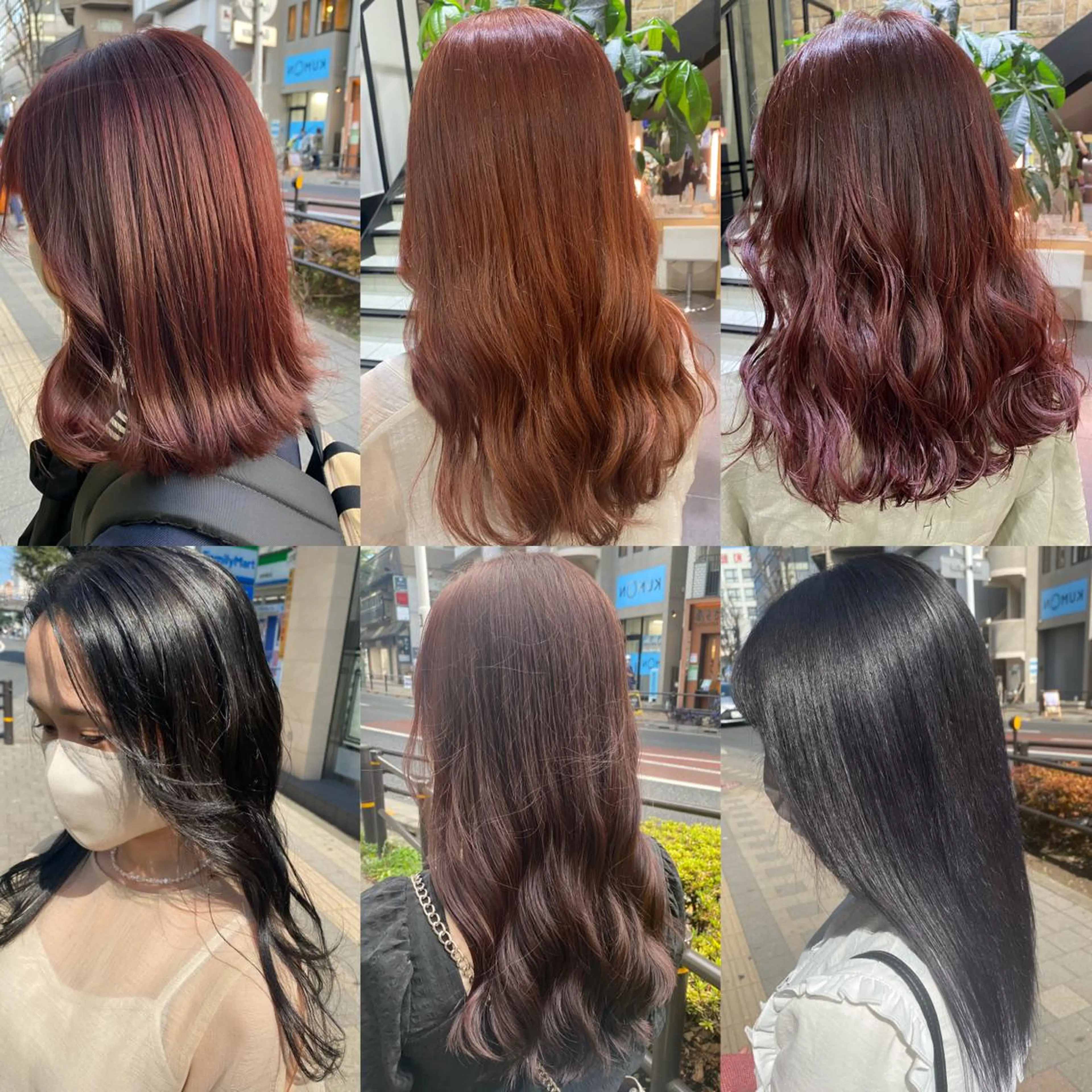 ロング カラー ヘアアレンジ TSUNA 🌙 Lim 五反田のマツエク・マツパデザイン