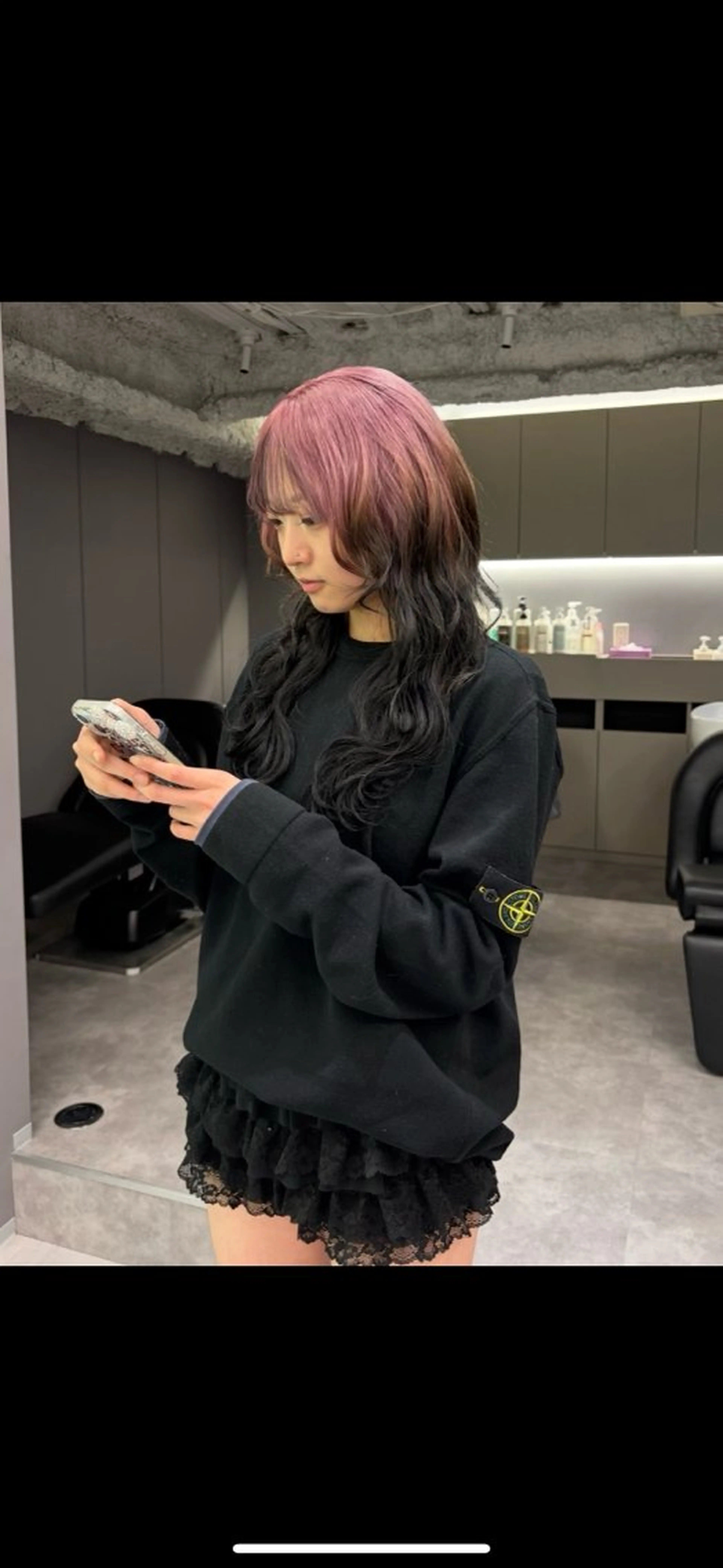 ロング カラー ベージュカラー デザインカラー ピンクカラー ピンクベージュ ヘアカラー 名古屋/デザイン/ ブリーチ/松井亮磨のヘアスタイル