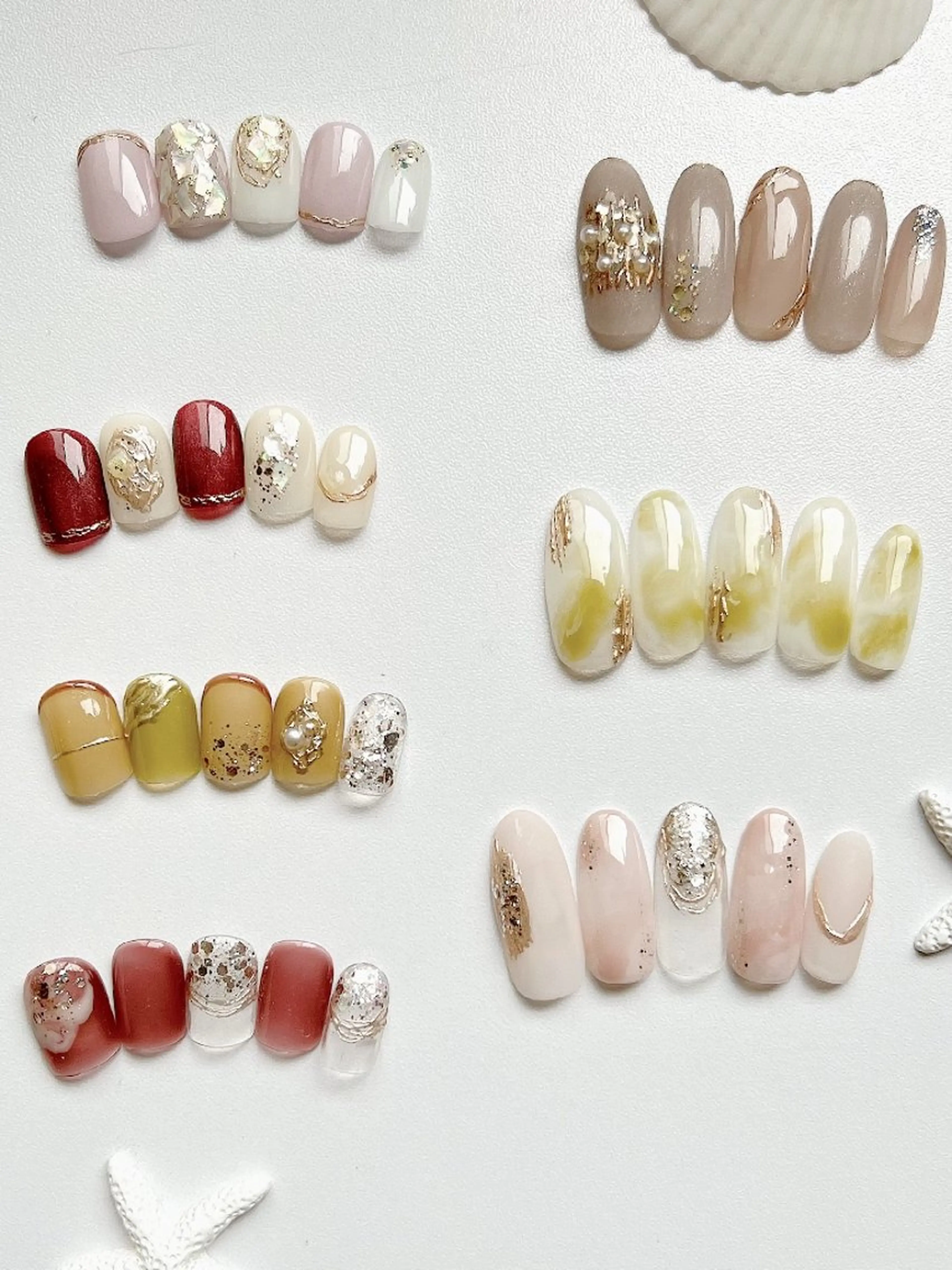 ネイル ニュアンスネイル NailSalon MAHINAのネイルデザイン