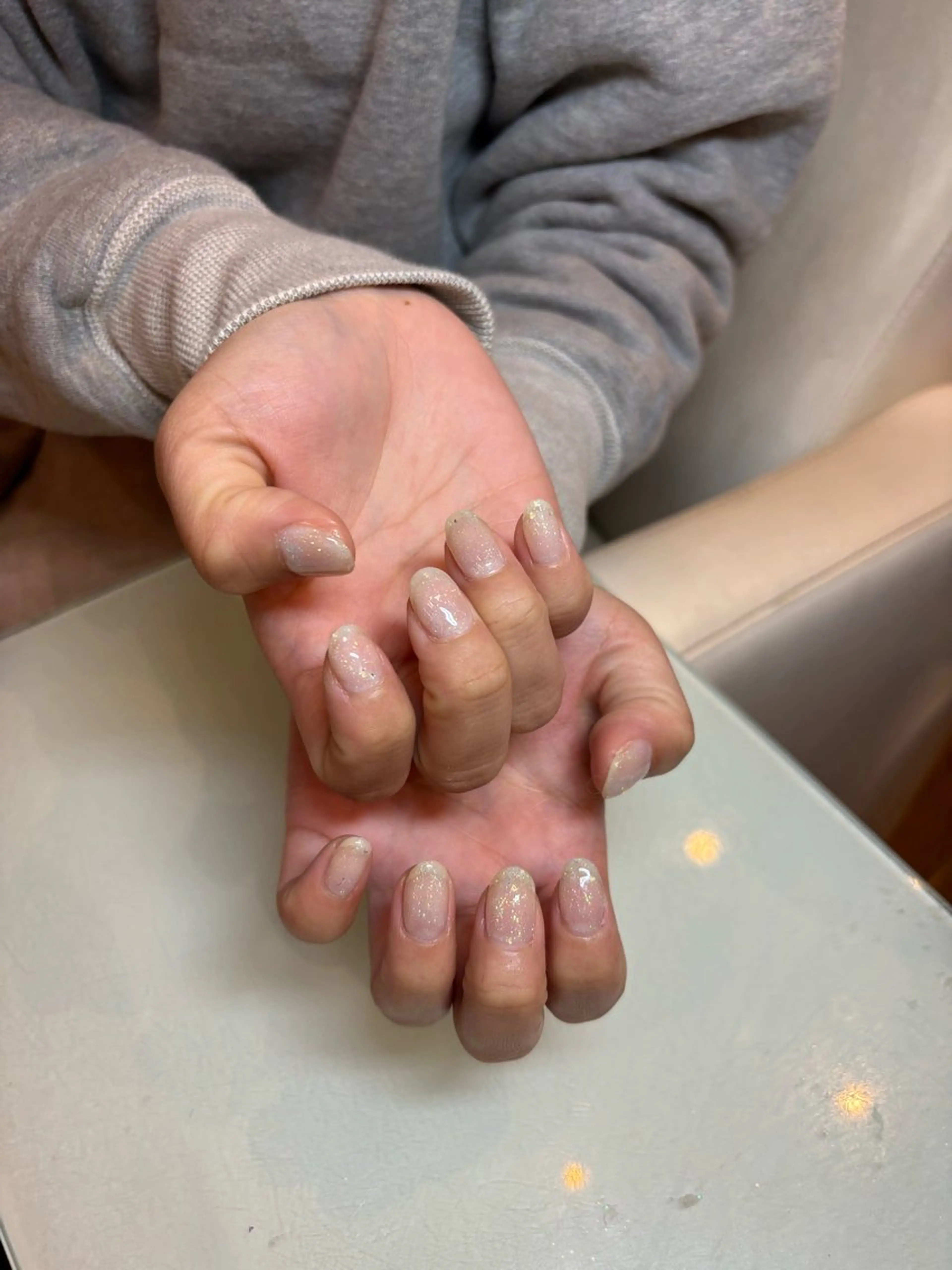 ネイル ワンカラーネイル 倫実/スカルプ /ガーリー/個性派のネイルデザイン