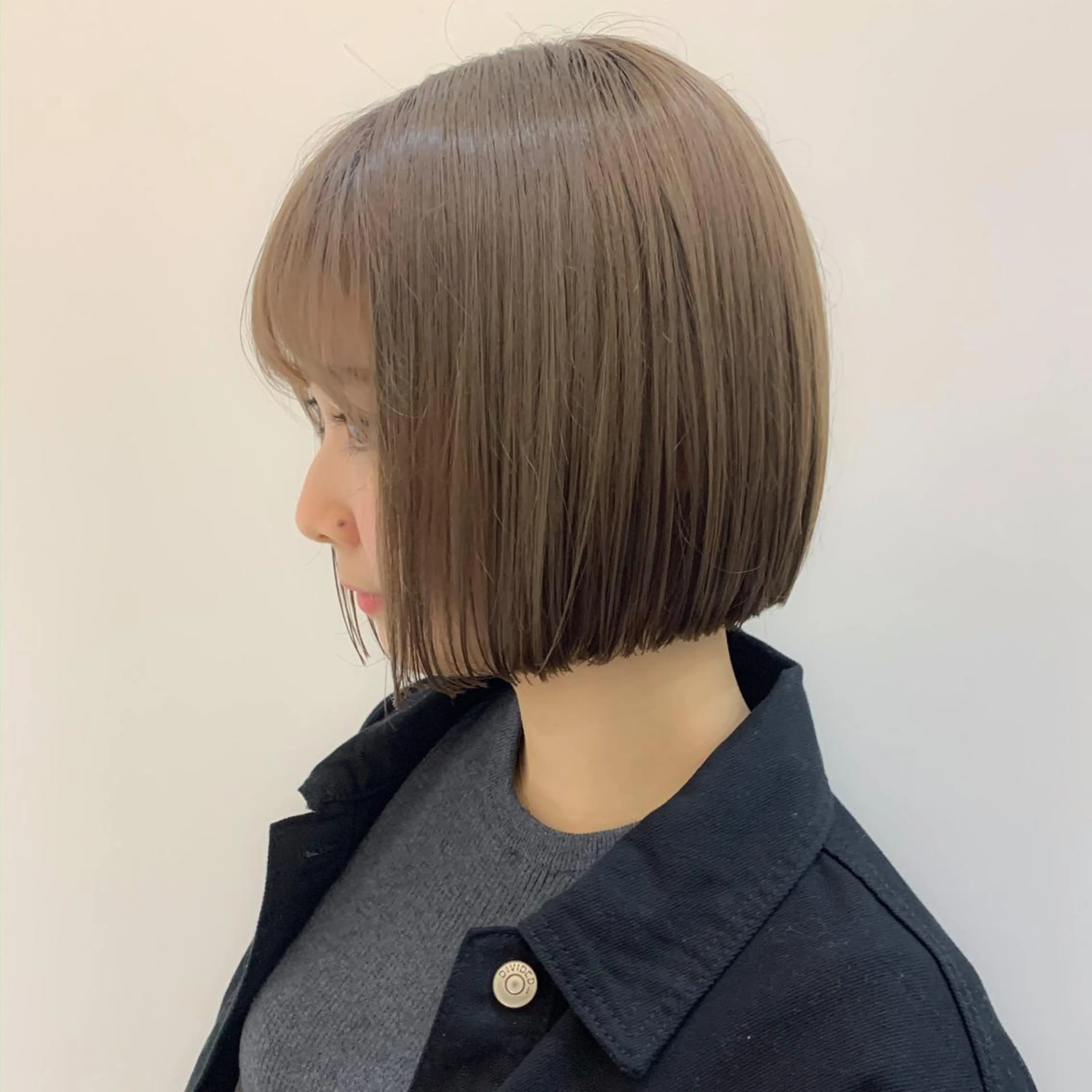 ショート カラー ボブ 渋谷ブリーチカラー 韓国ヘアyuikoのヘアスタイル