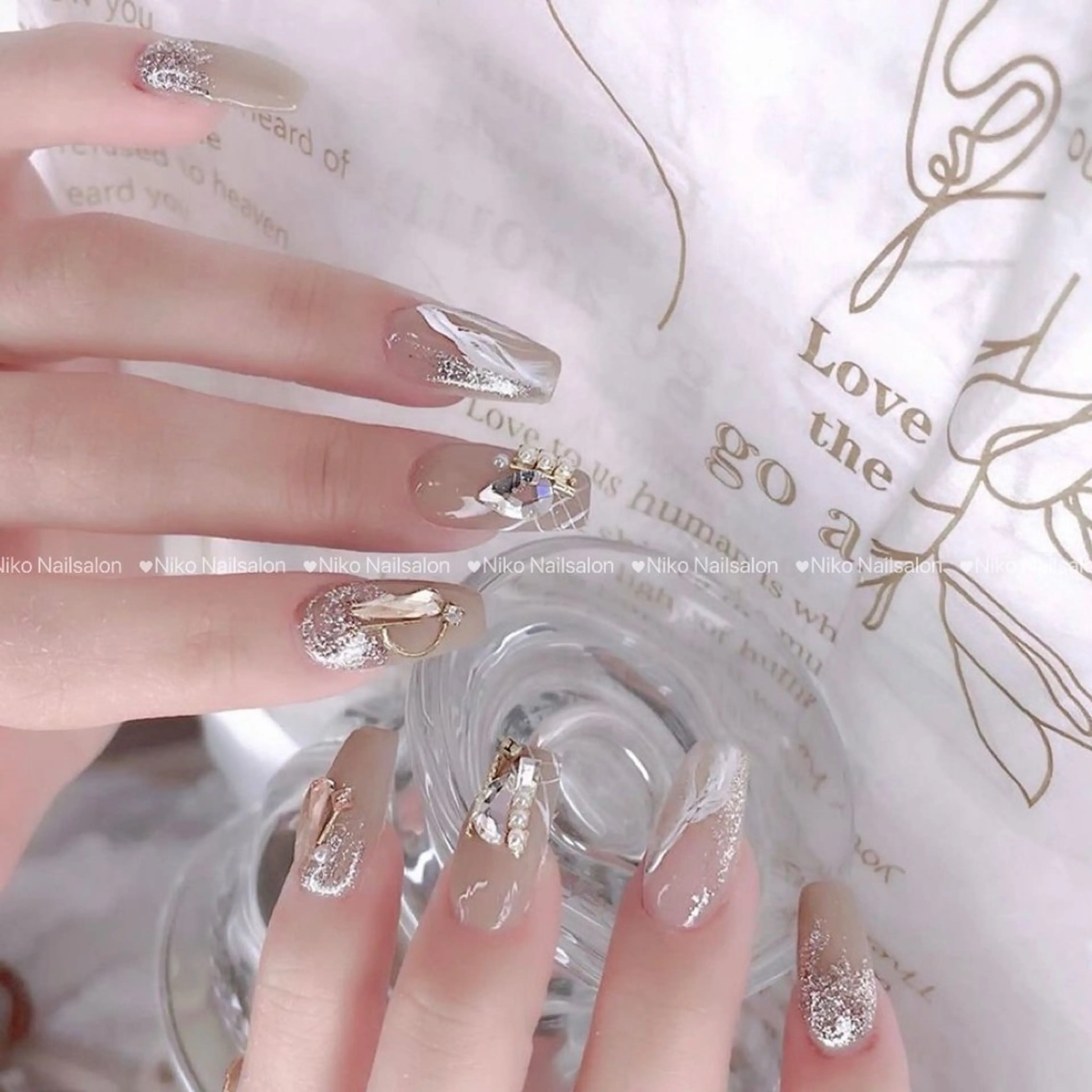 ネイル チークネイル 長さ出し フットネイル フレンチネイル ジェルネイル Niko Nail salon 銀座本店のネイルデザイン