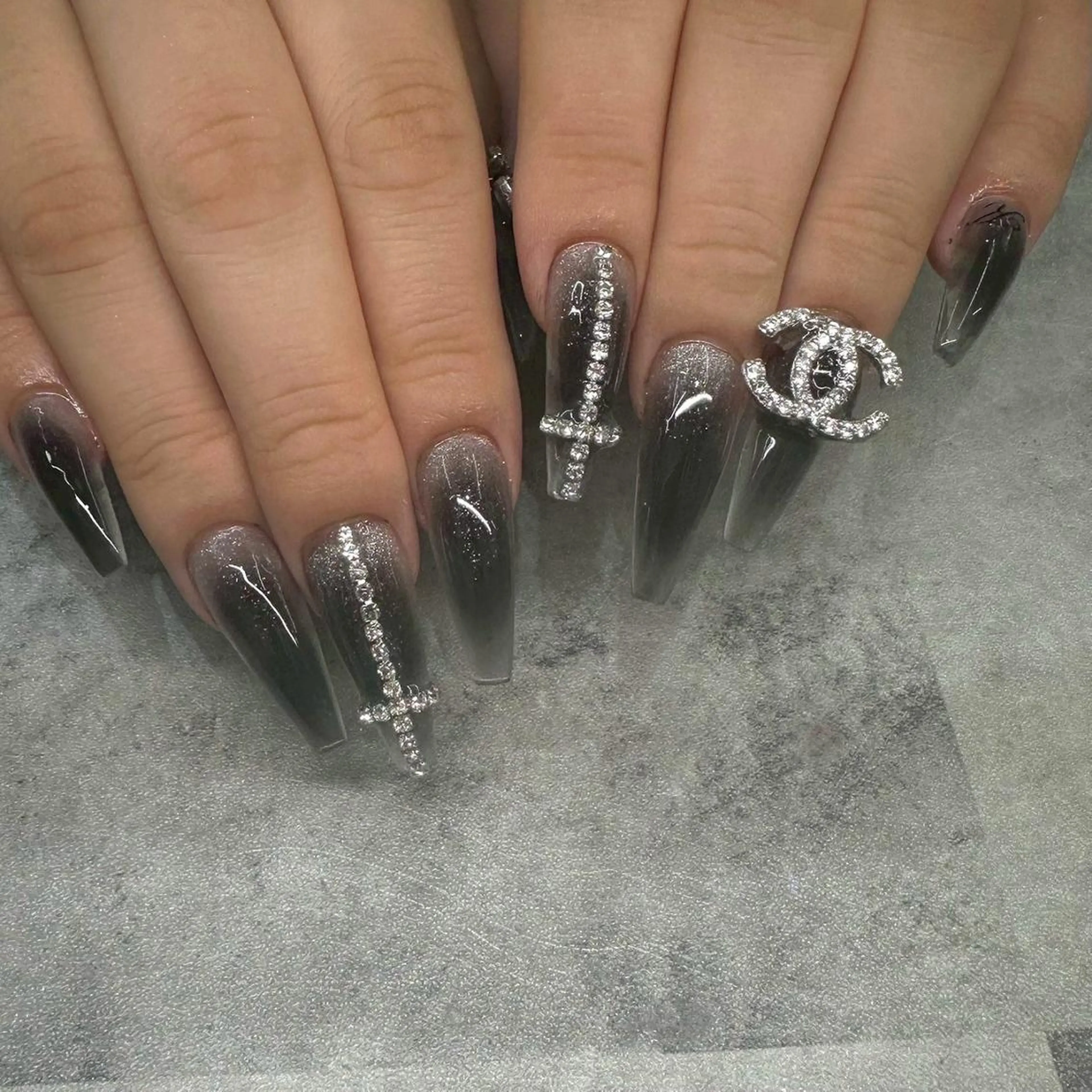 ネイル 長さ出し hamana 長さだし特化持ち込みのネイルデザイン