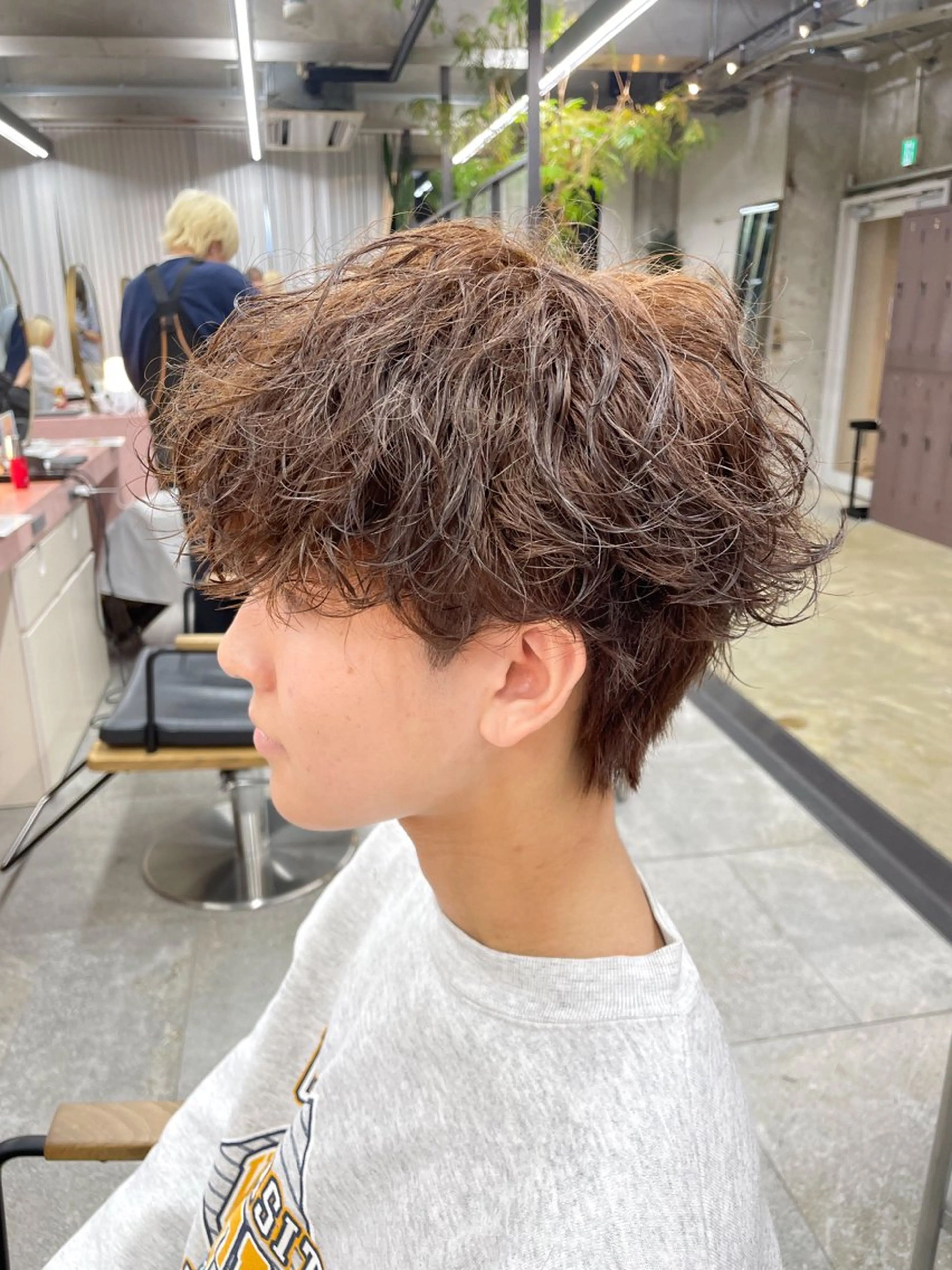 パーマ メンズ メンズパーマ 波巻きパーマ メンズ特化/ 山口大輝のヘアスタイル