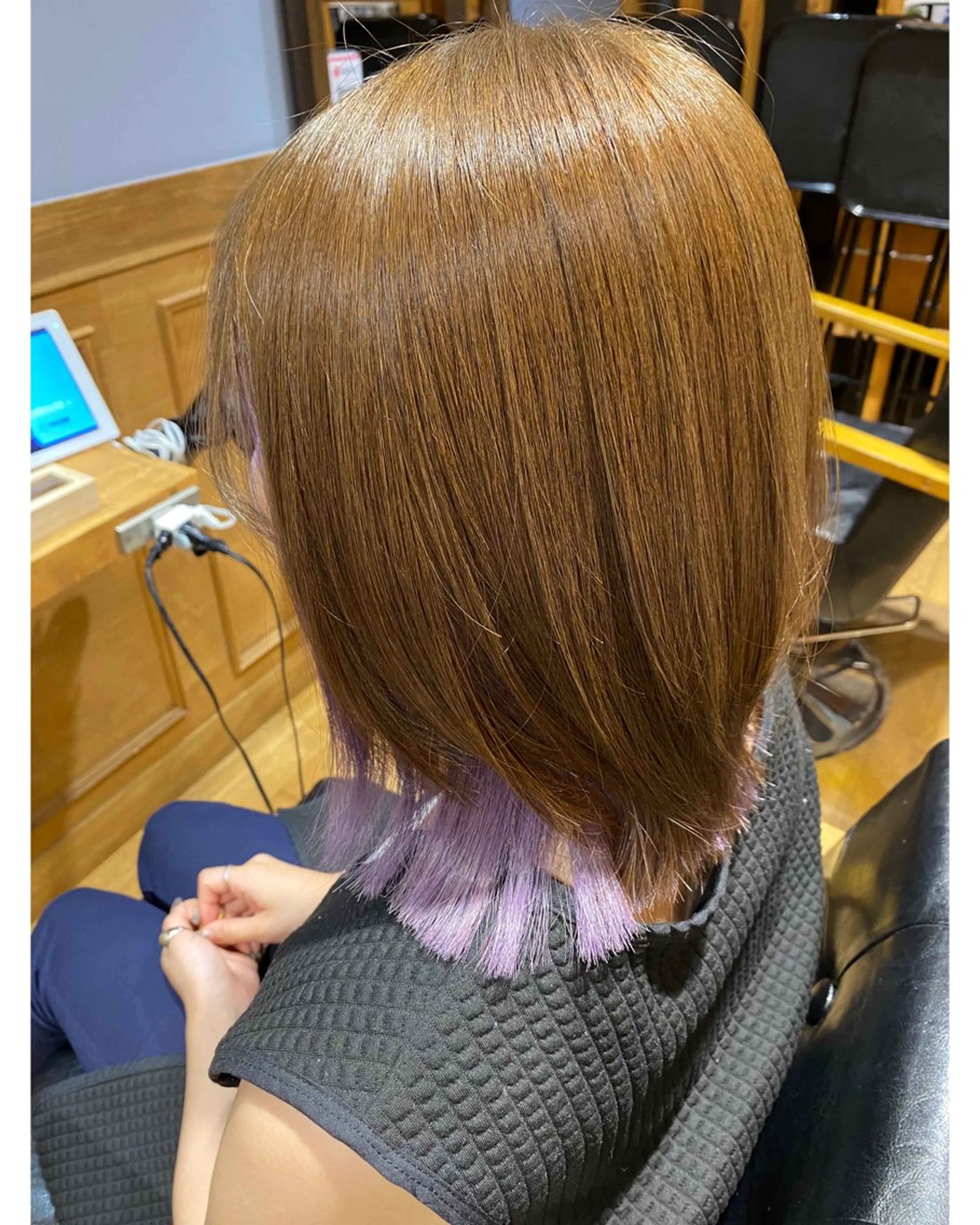 ミディアム カラー ブリーチ Ando Raycoのヘアスタイル