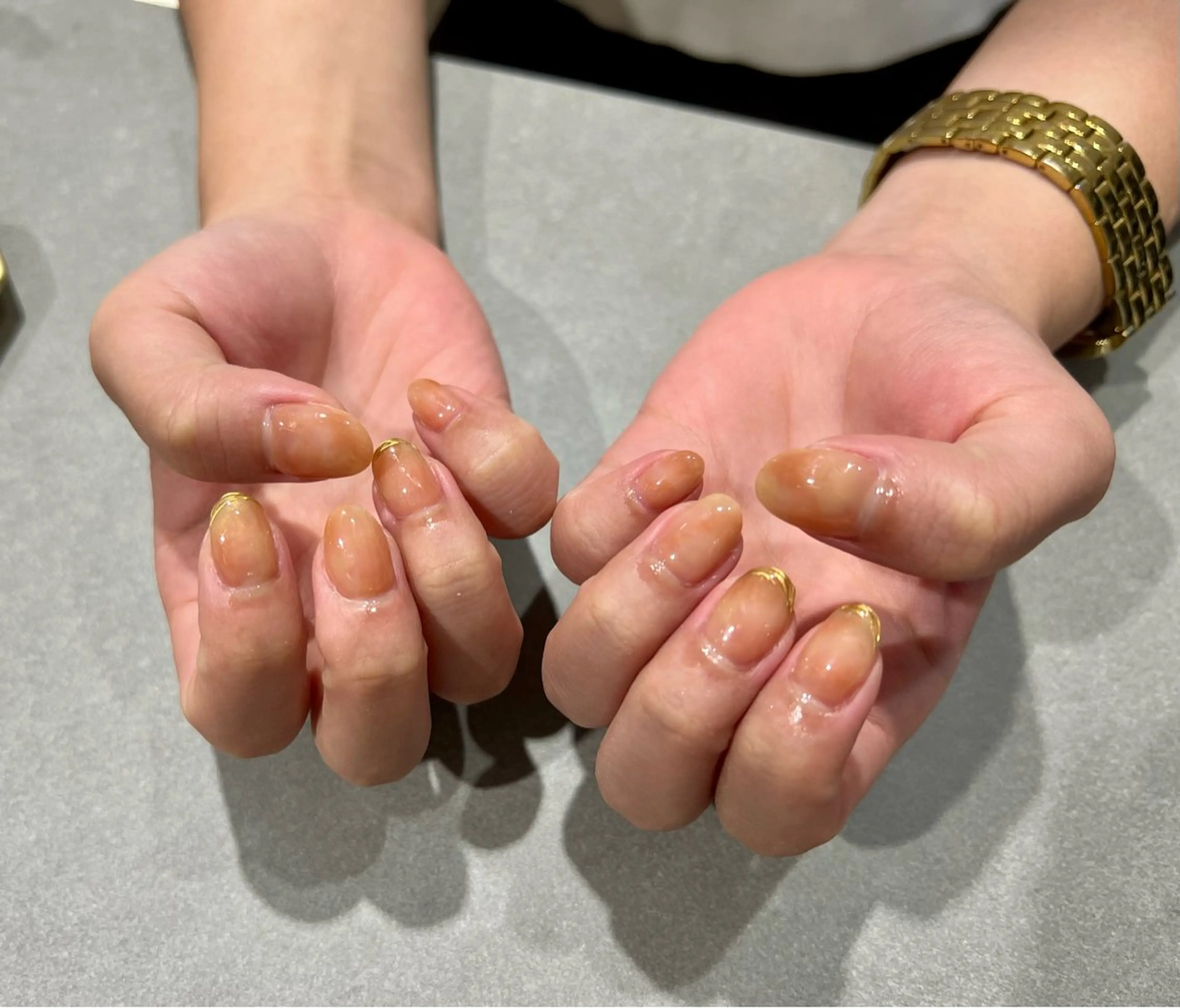 ネイル ミラーネイル &robe銀座 🪽tsuki🪽のネイルデザイン