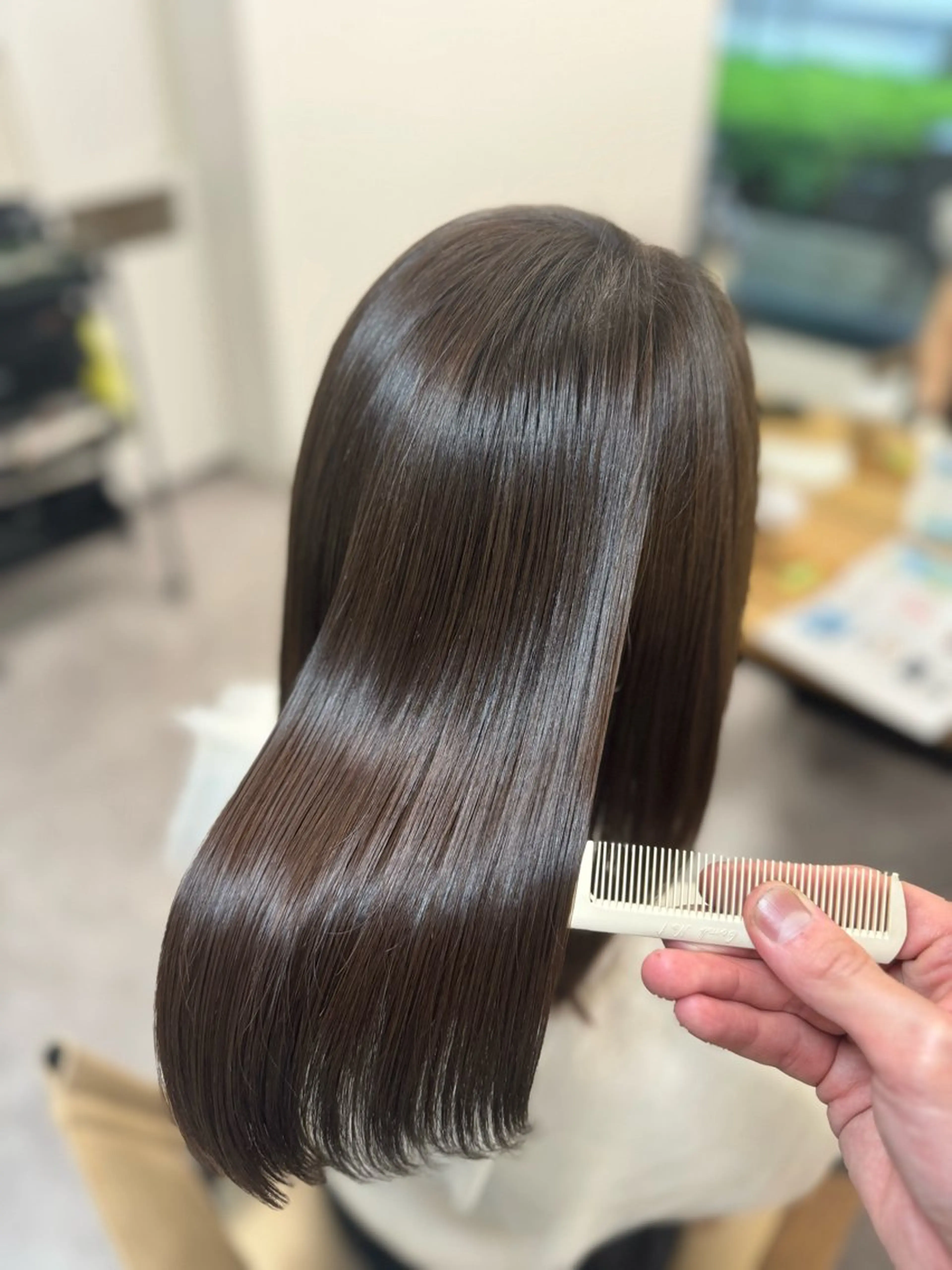 カラー レイヤーカット/ 艶カラー/山内一暉のヘアスタイル