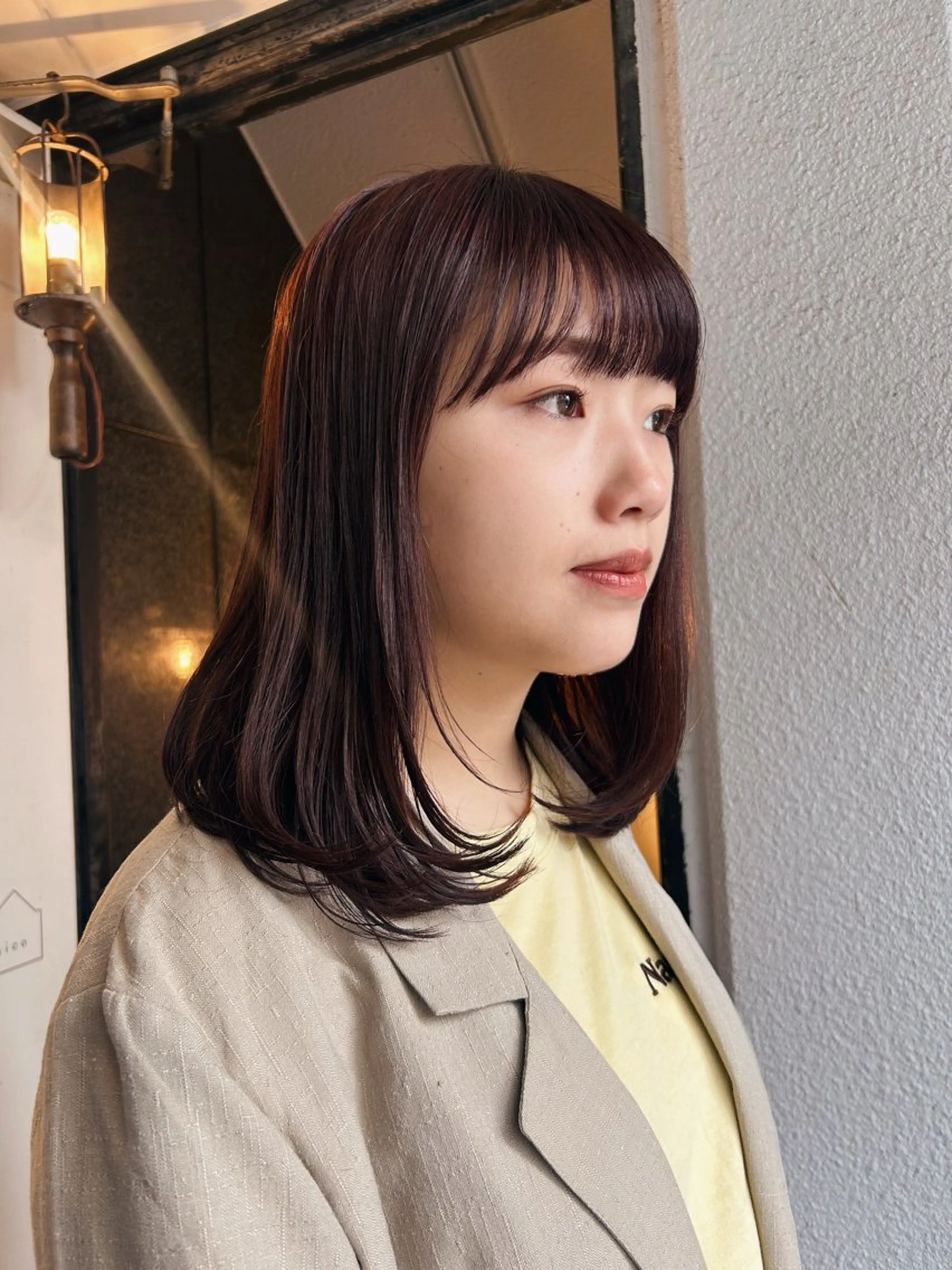 セミロング カット ヘアカラー トリートメント 似合わせパーマ 🌼カンナのヘアスタイル