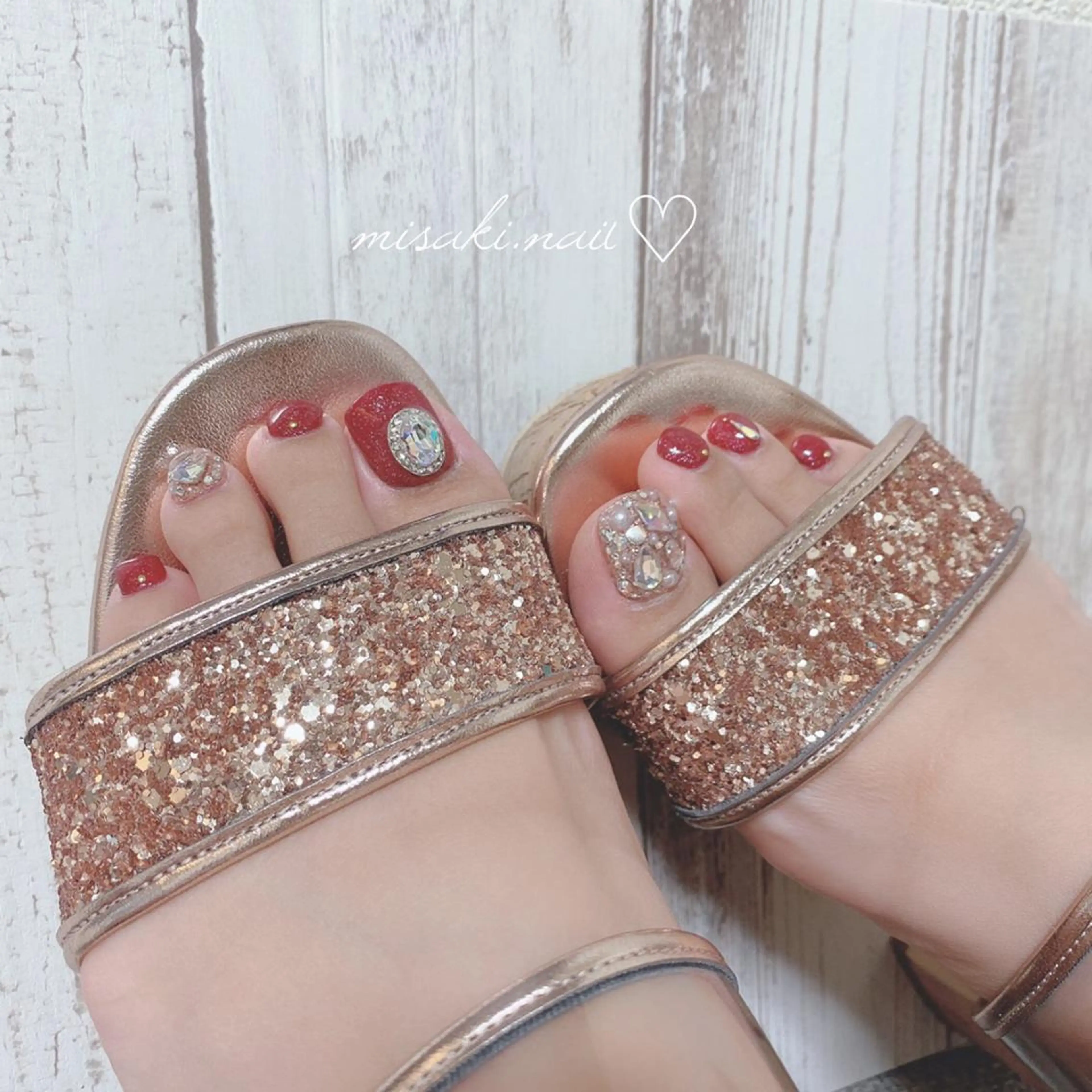 ネイル フットネイル nailsalon miinailsのネイルデザイン