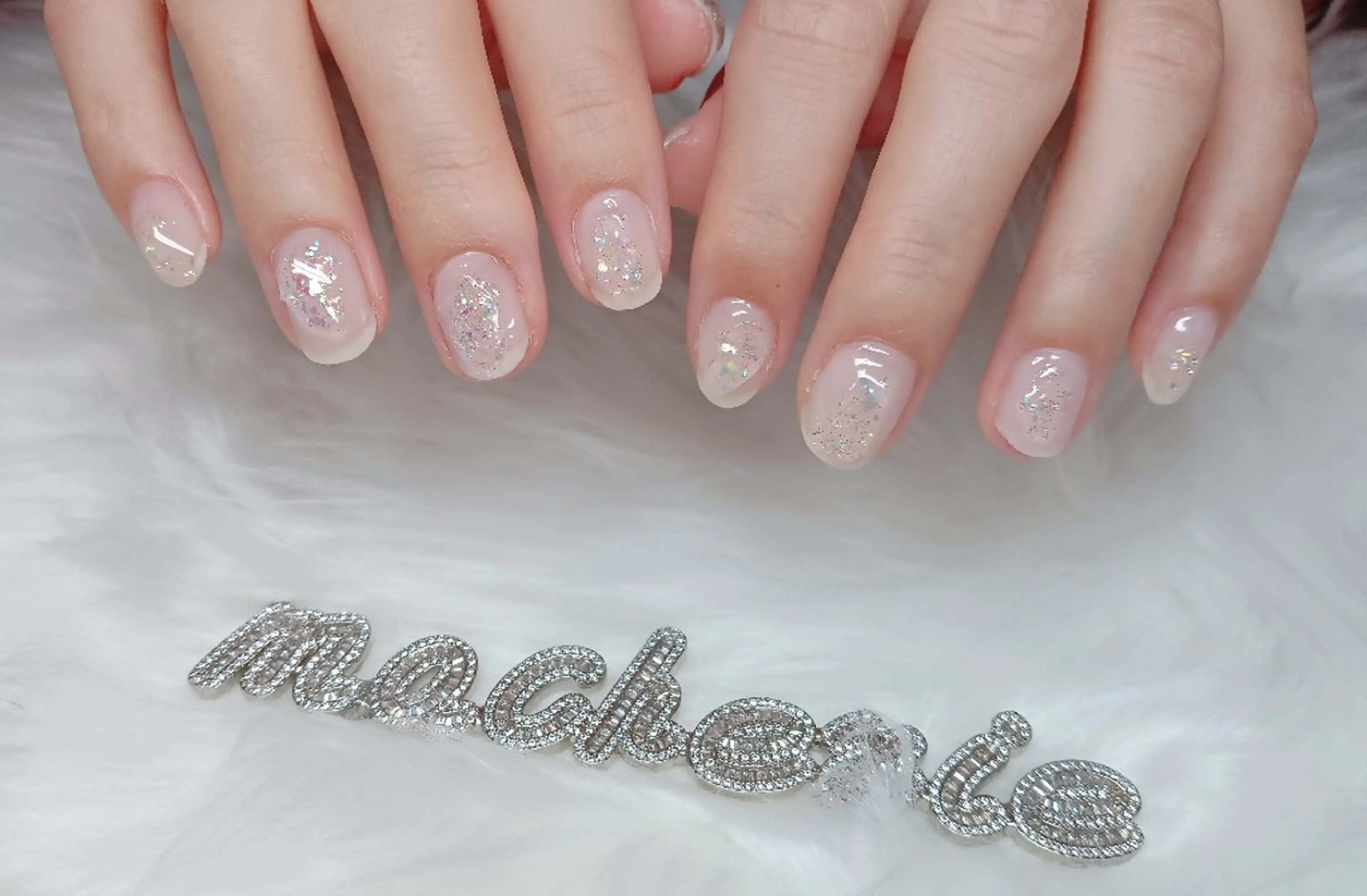 ネイル キラキラネイル ハンドネイル Nail Salon macherieのネイルデザイン