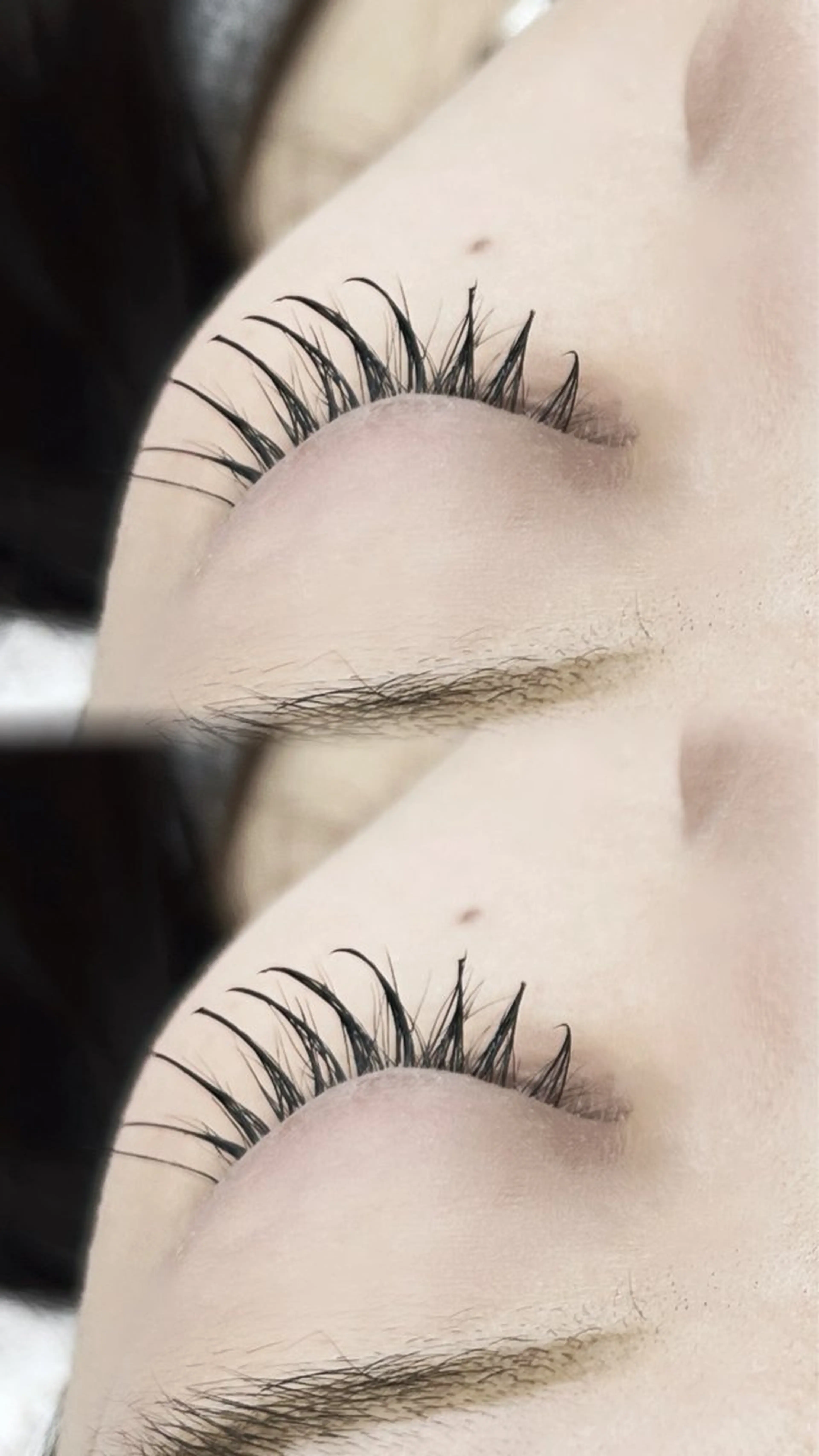 マツエク・マツパ フラットラッシュ permille ‰ eye&nail所属・緒方 涼夏のマツエク・マツパデザイン