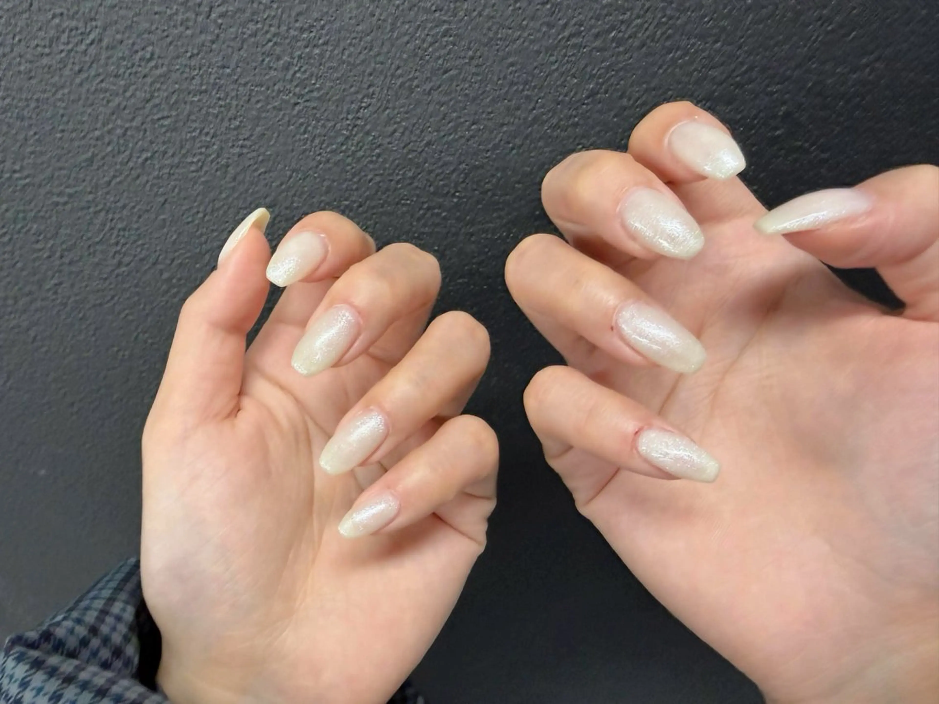 ネイル 韓国ネイル 持ち込み ニュアンスネイル ネイルチップ 冬ネイル LISA ANA.CHUOのネイルデザイン