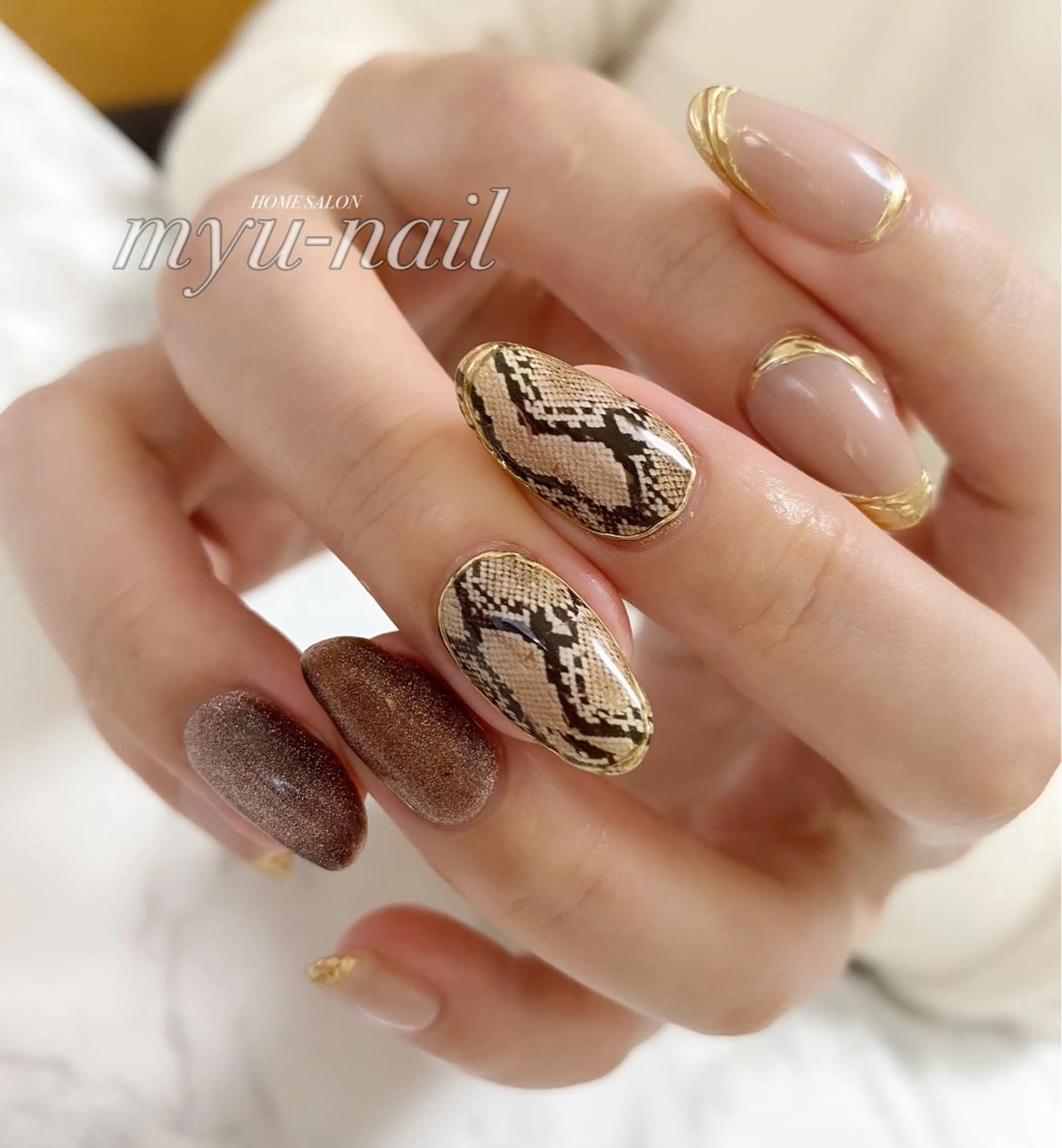 ネイル ホームサロン myu-nailのネイルデザイン