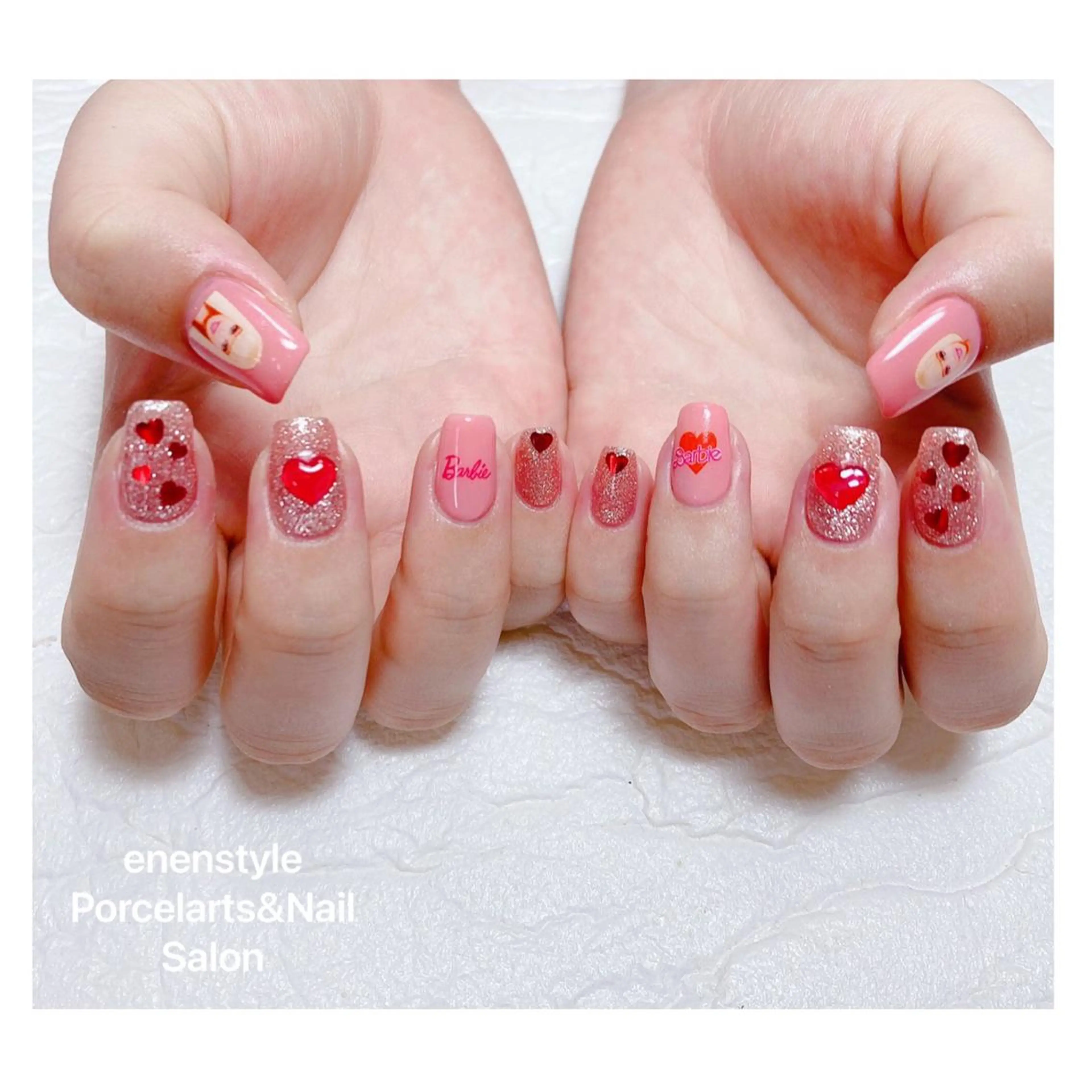 ミディアム ネイル ハンドネイル 👑enen style👑のネイルデザイン