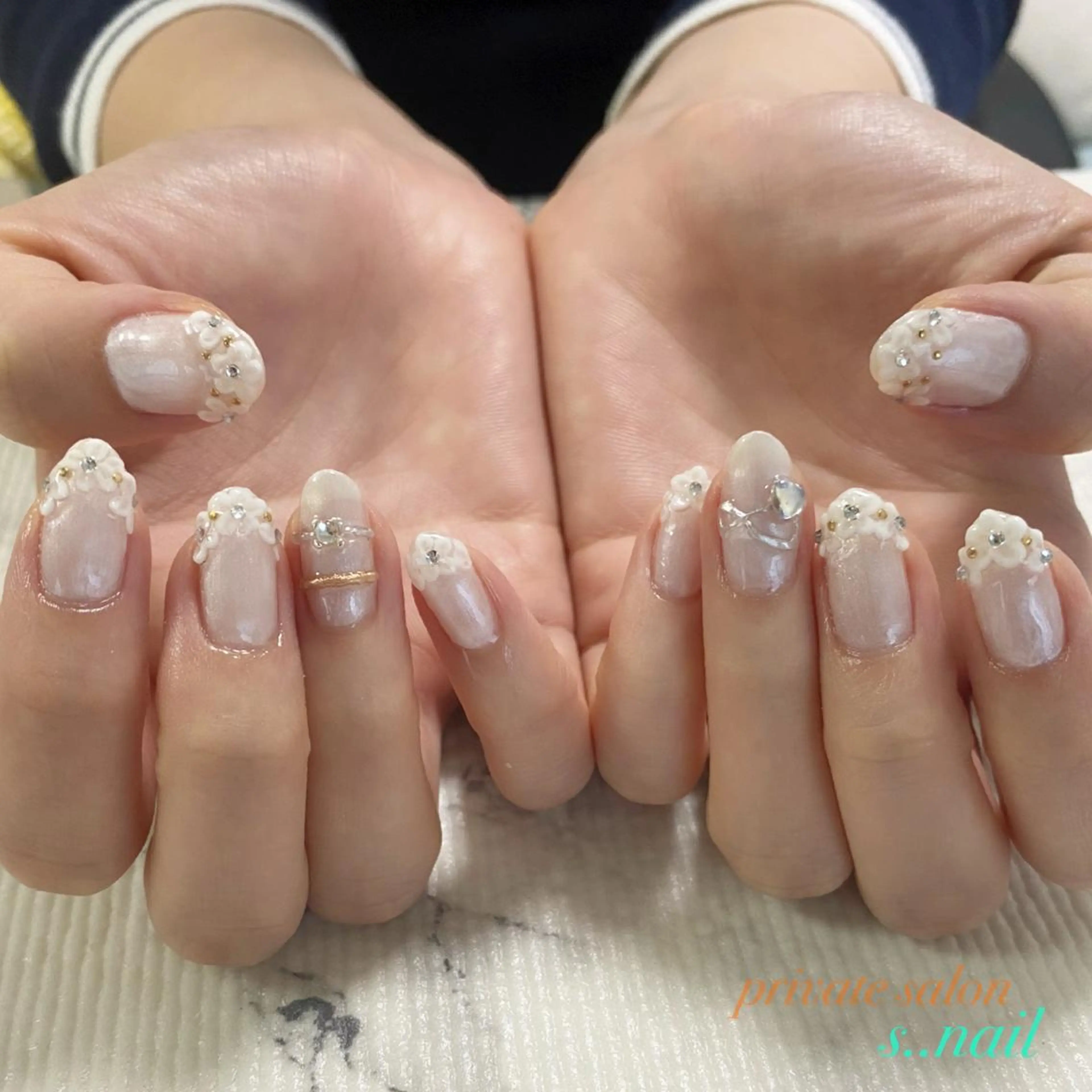 ネイル ブライダルネイル ハンドネイル フットネイル s..nail / MORITAのネイルデザイン