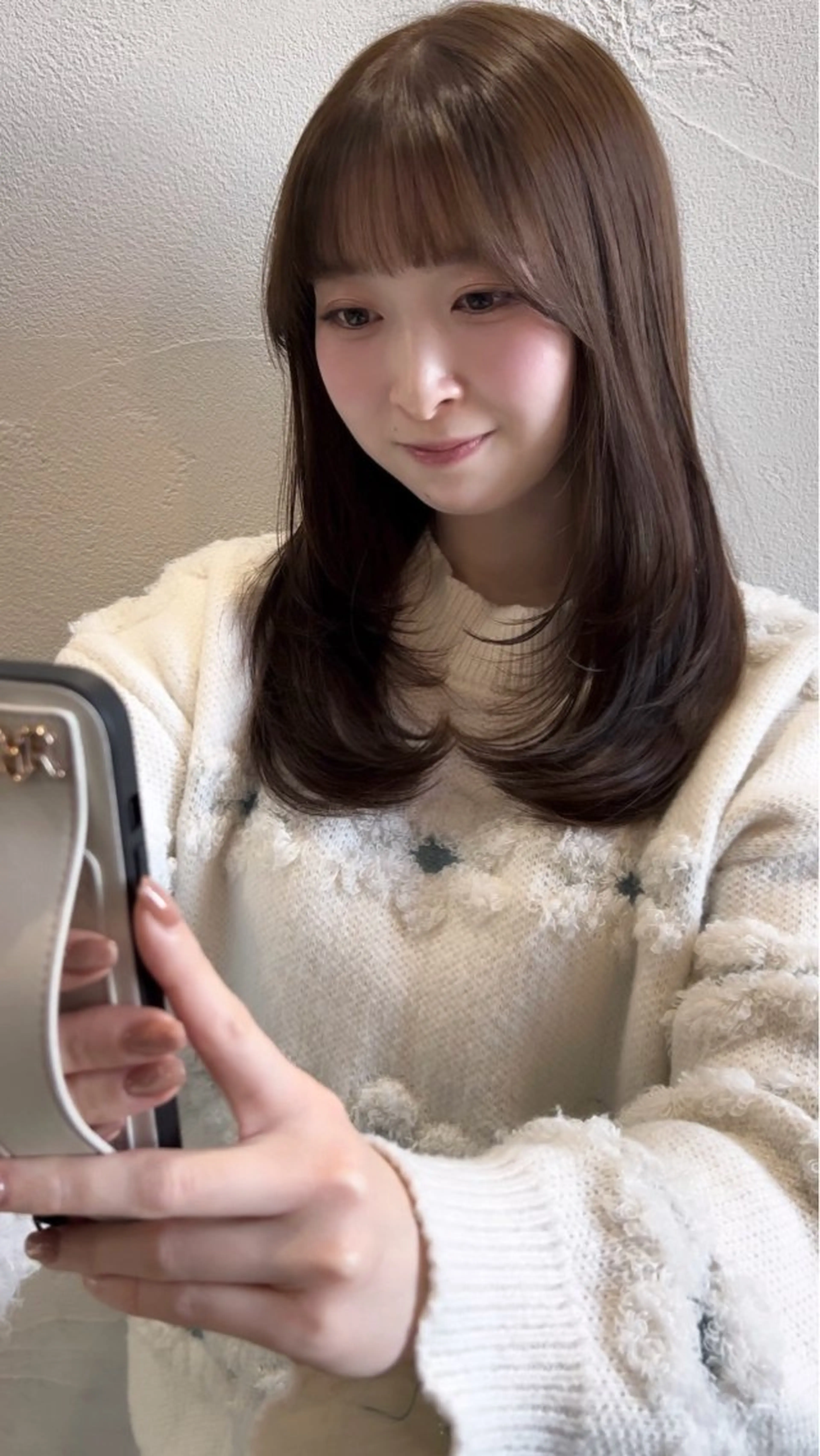 ロング カット ヘアカラー トリートメント 剣持友希/ifh iizuka/高崎のヘアスタイル