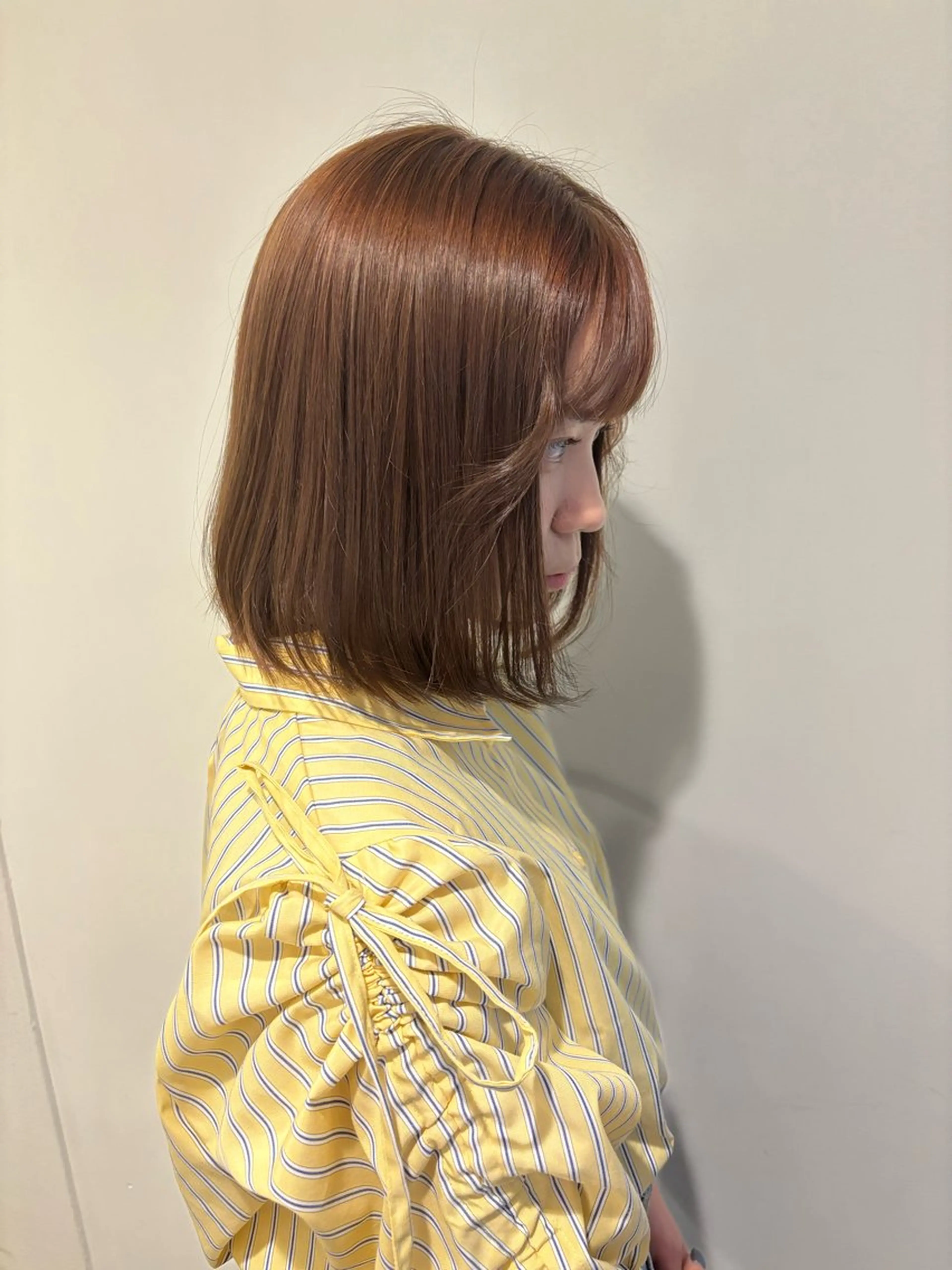 カラー ブラウンカラー mizunaga chihiroのヘアスタイル