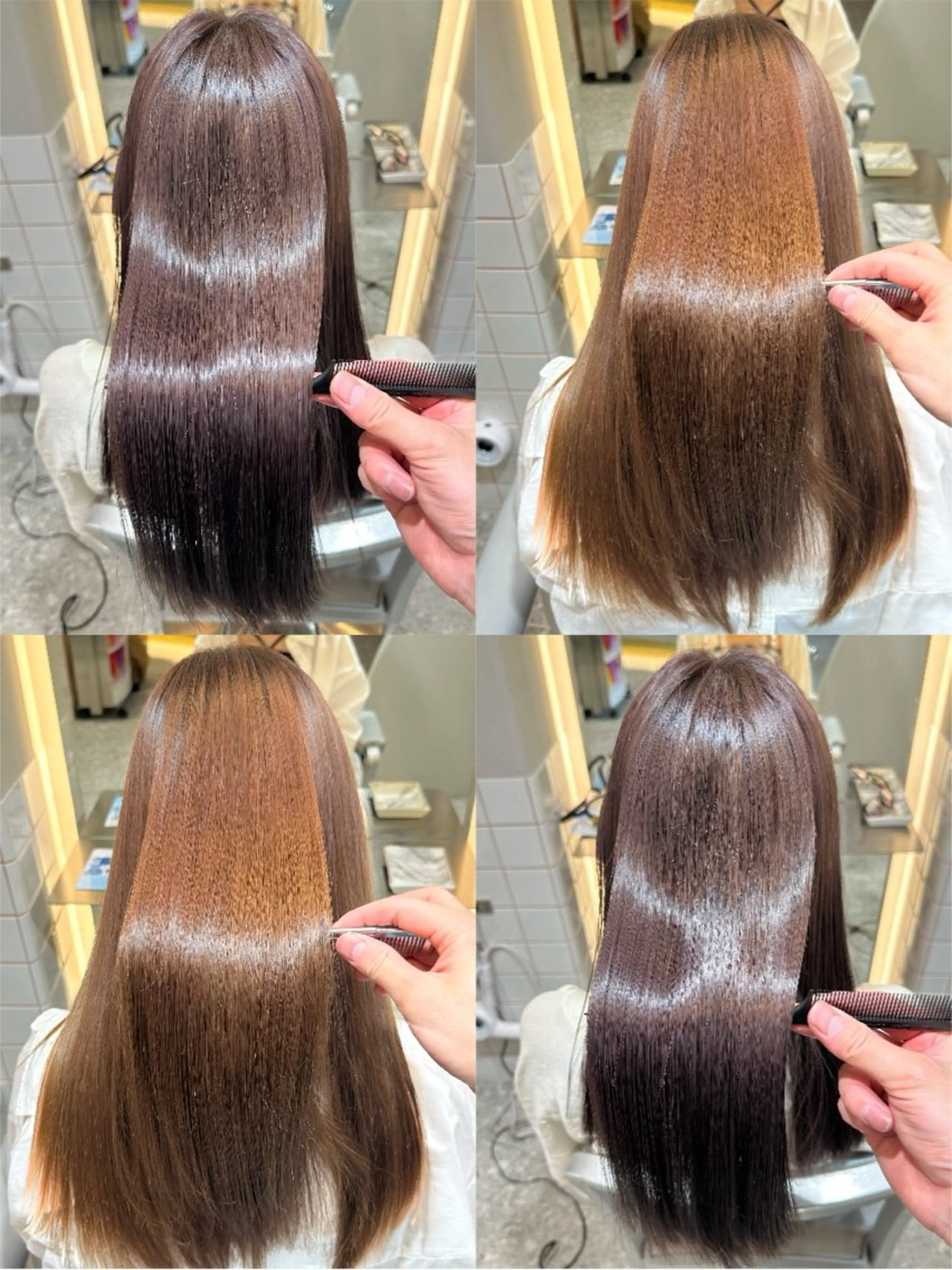 トリートメント 新宿/韓国風レイヤー 髪質改善/渋谷直樹のヘアスタイル