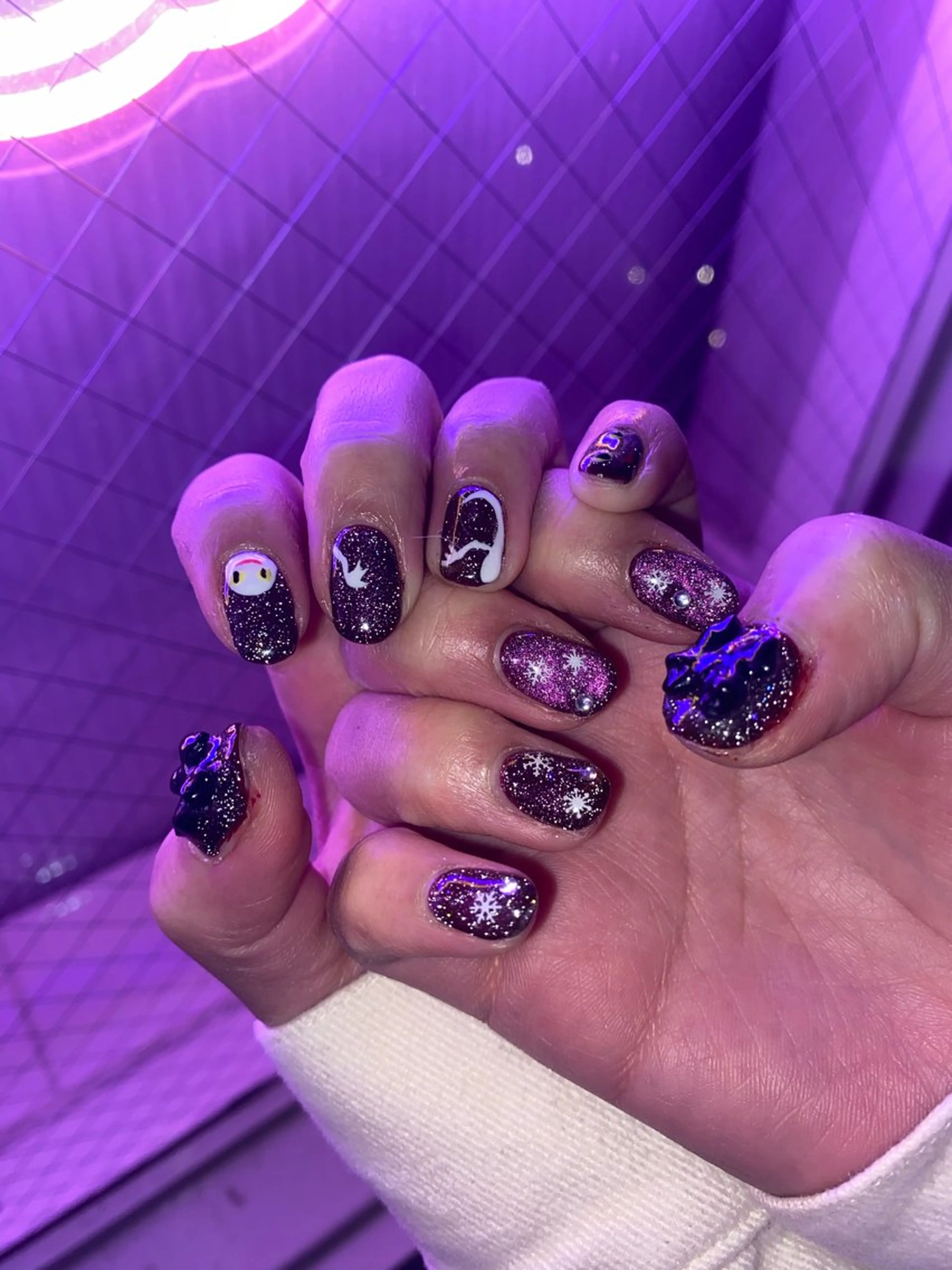 ネイル マグネットネイル .unff所属・hana (..)個 性派/メンズネイル◎のネイルデザイン