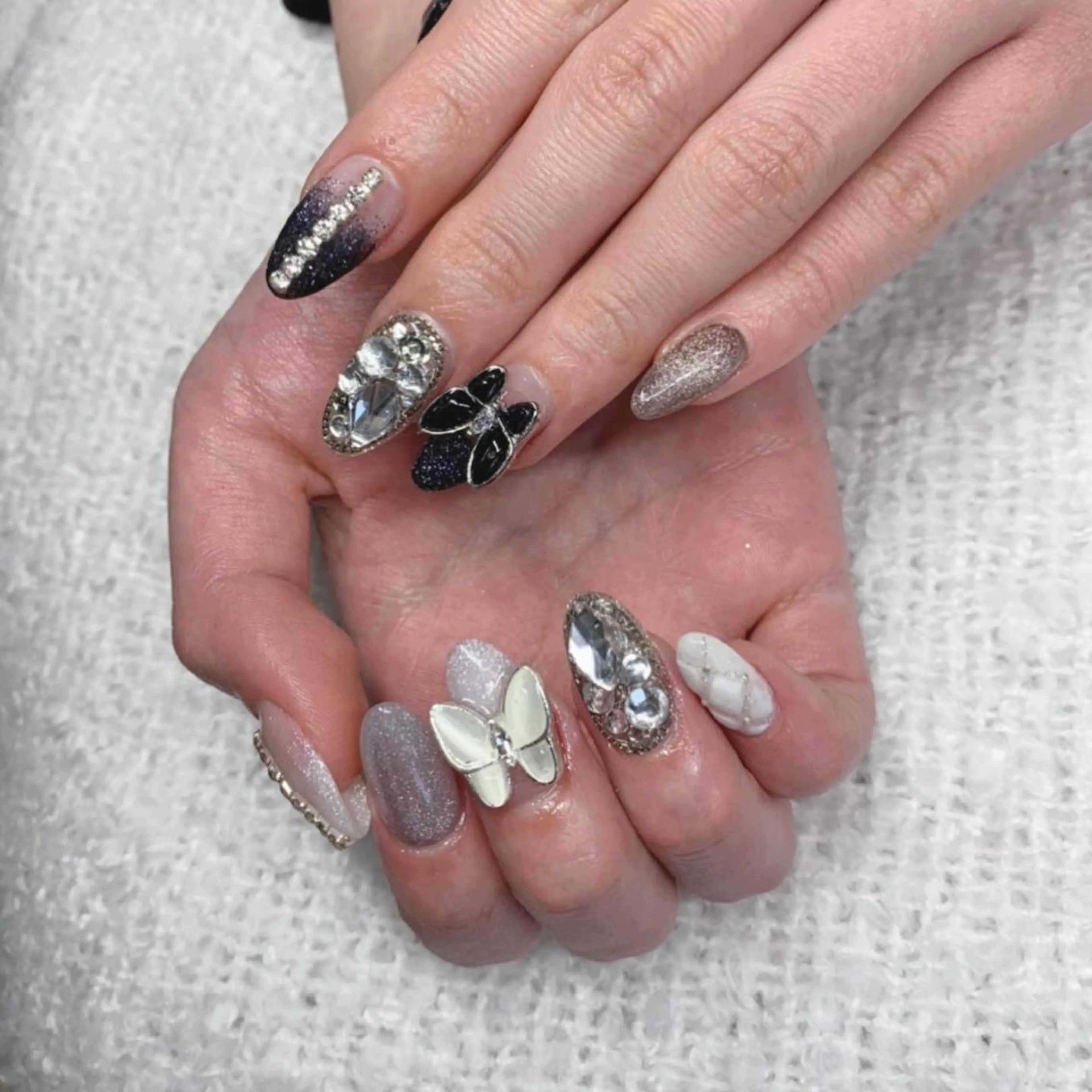 ネイル 長さ出し スカルプネイル *･*MIMnail 1号店･*:･*のネイルデザイン