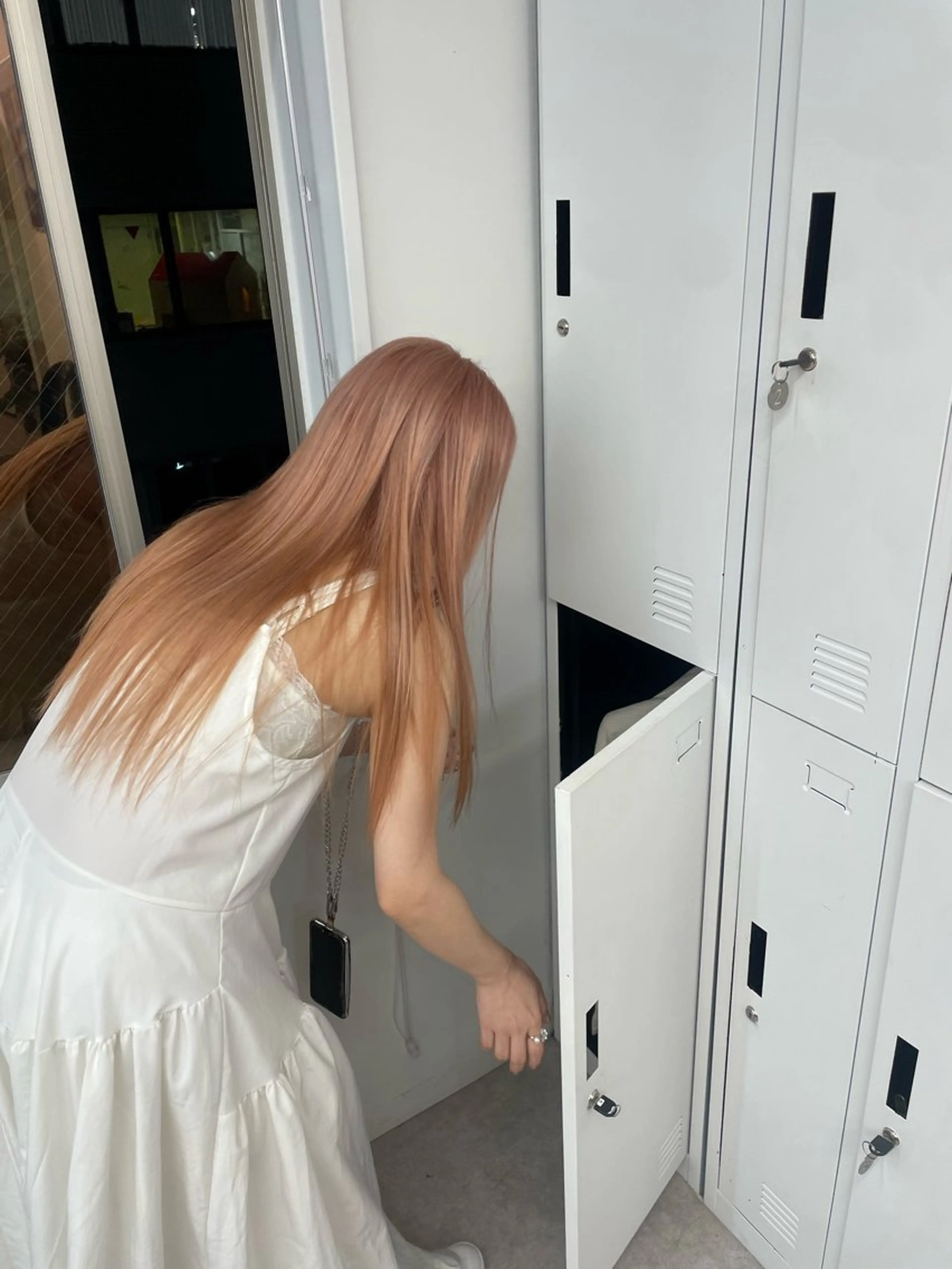 ロング カラー PELE所属・💍透明感 💖艶ミルクティーのヘアスタイル