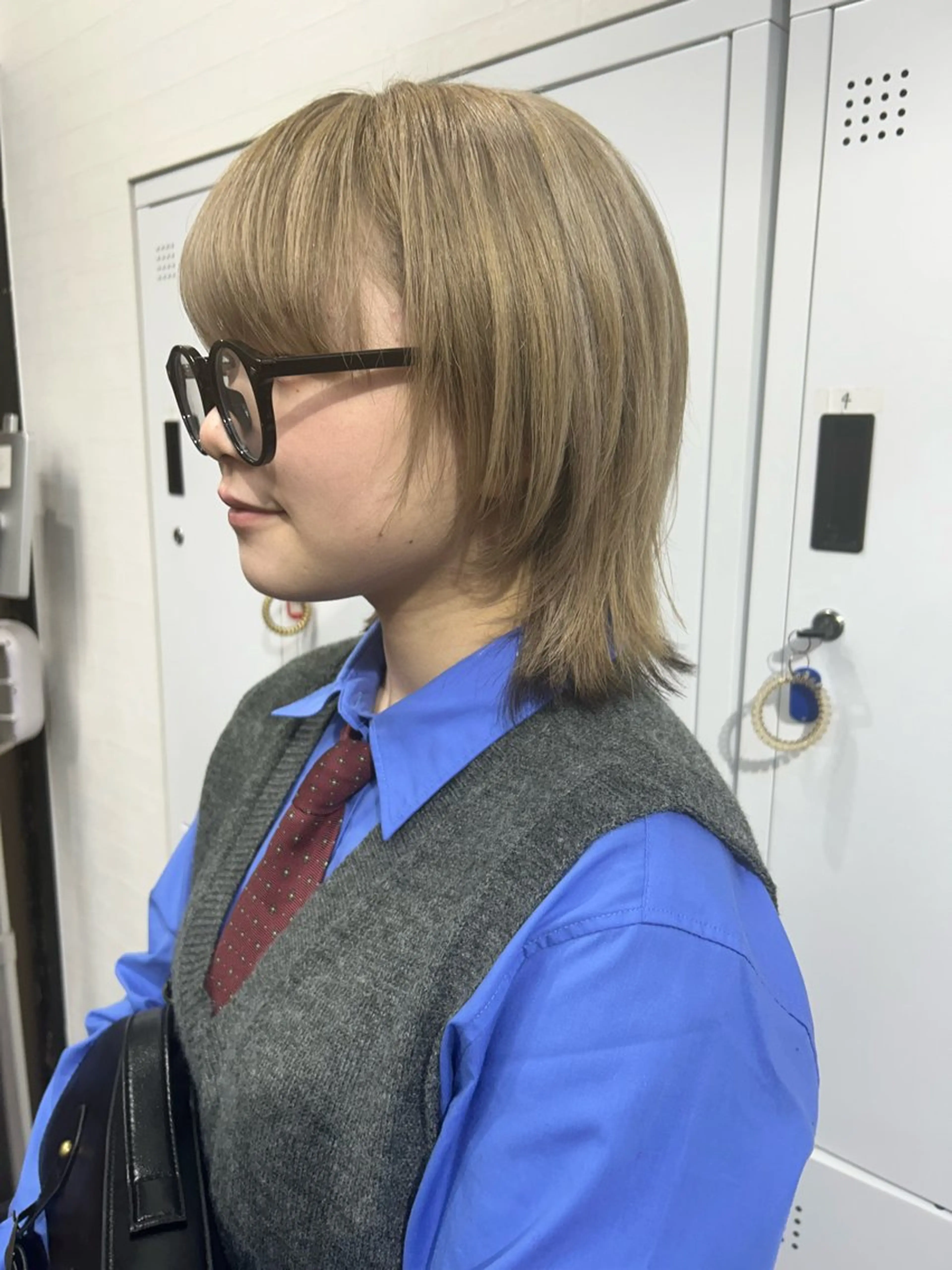 カラー Yui. レイヤー/パーマのヘアスタイル