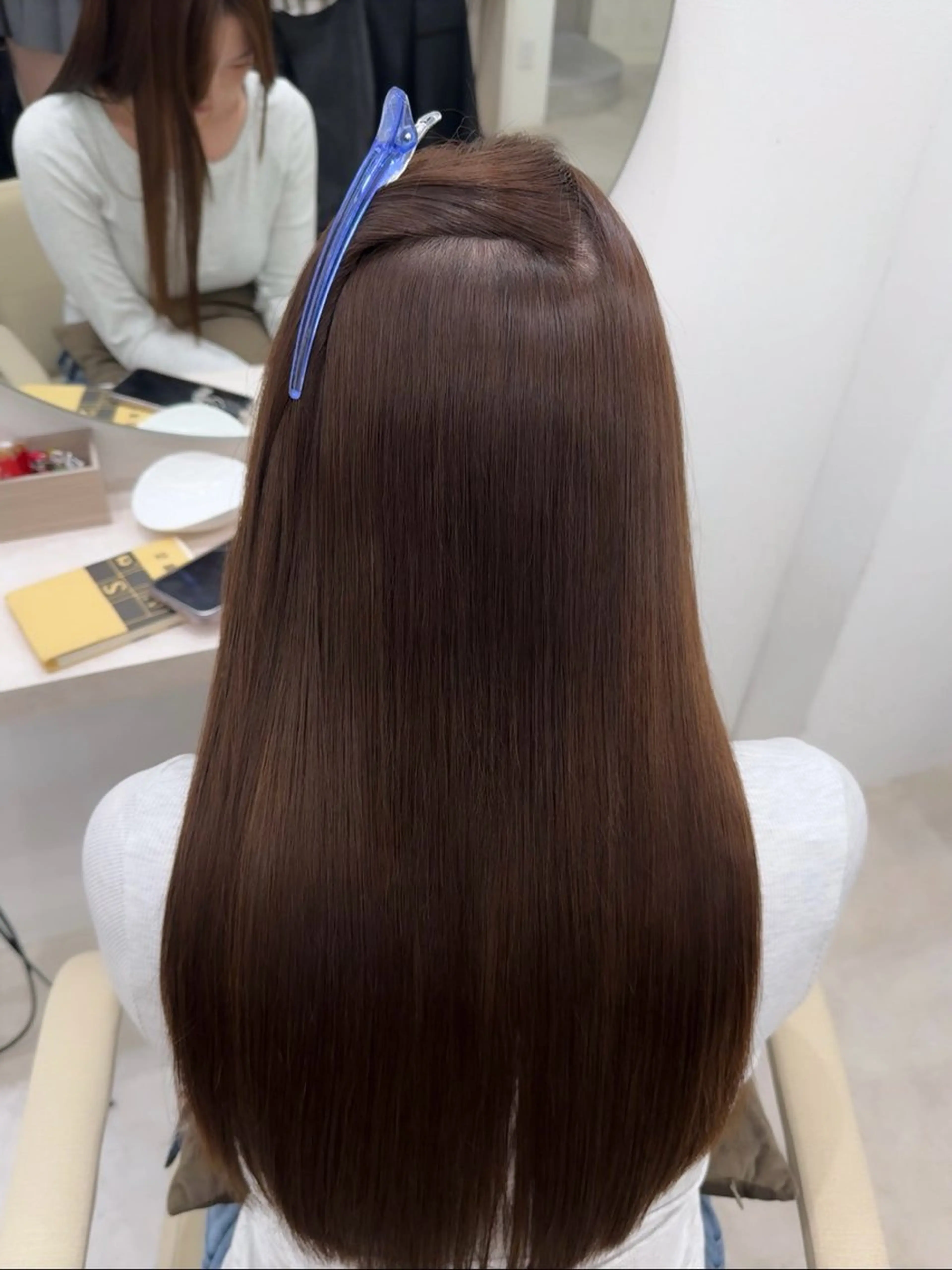 ロング 髪質改善 縮毛矯正 トリートメント カット 縮毛矯正 トリートメント 髪質改善×縮毛矯正 Core 片山健太のヘアスタイル