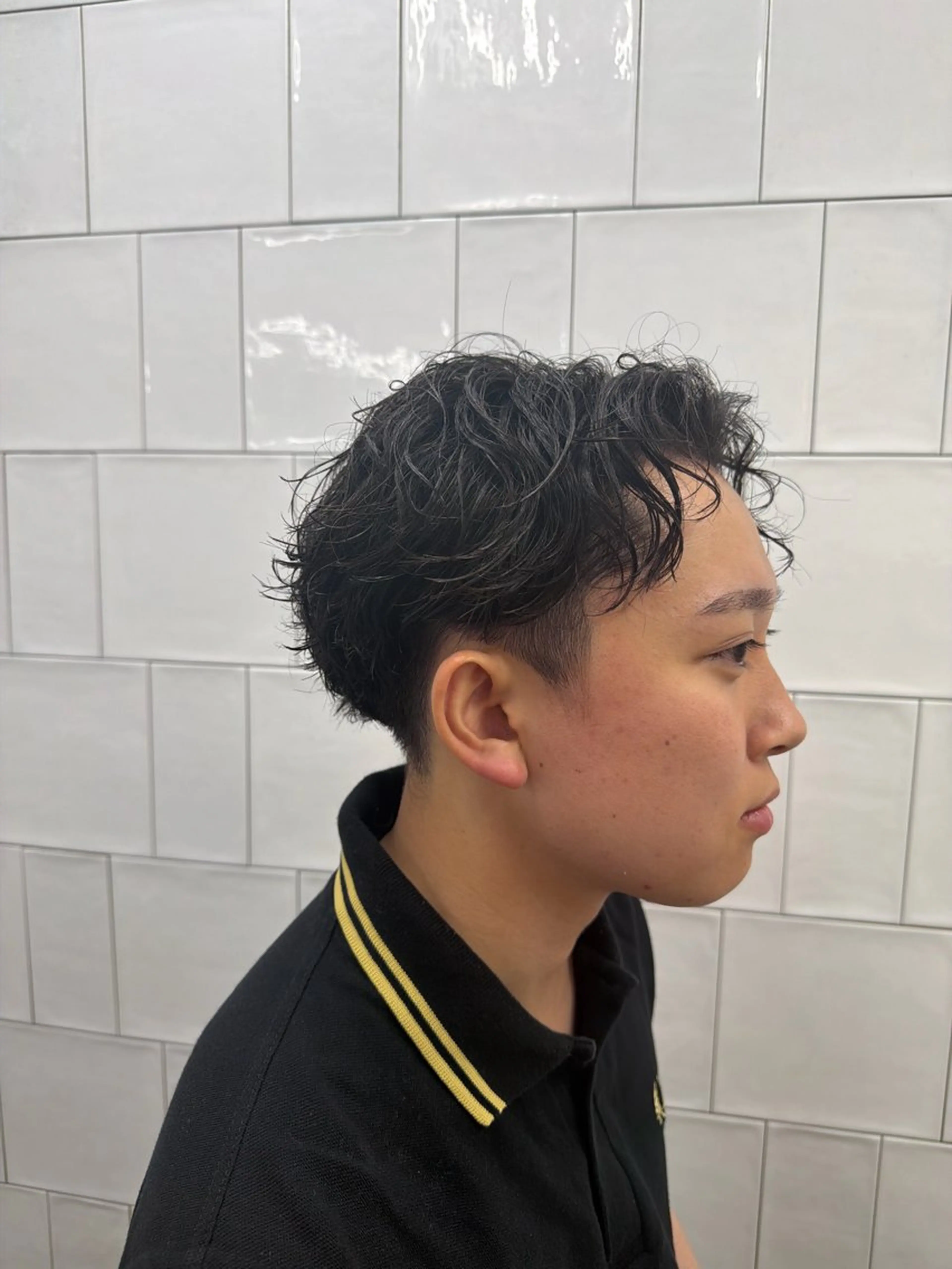 パーマ メンズ パーマ 永戸 新汰のヘアスタイル