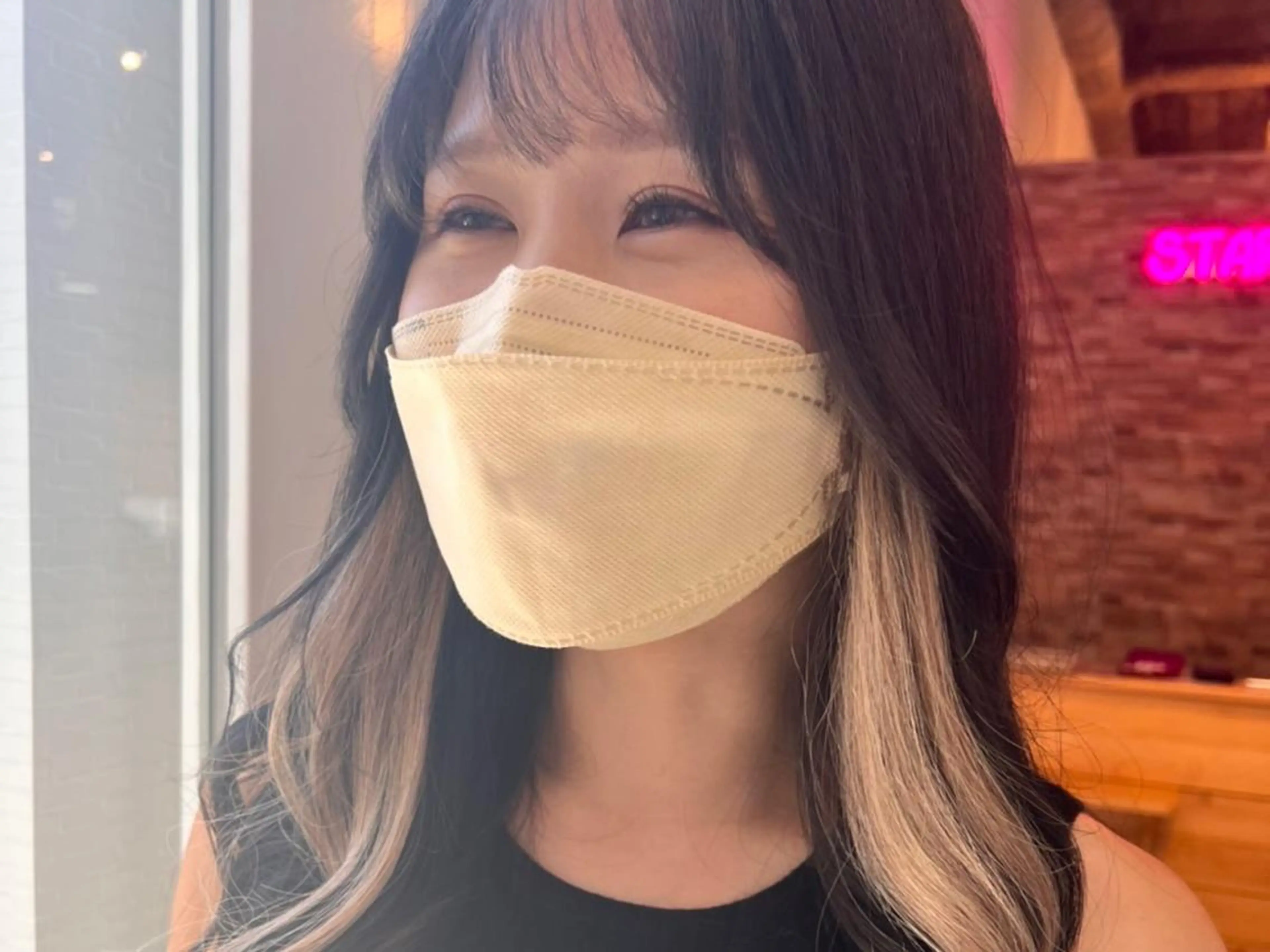 ロング カラー ヘアカラー&縮毛矯正 STAR☆RIVERのヘアスタイル