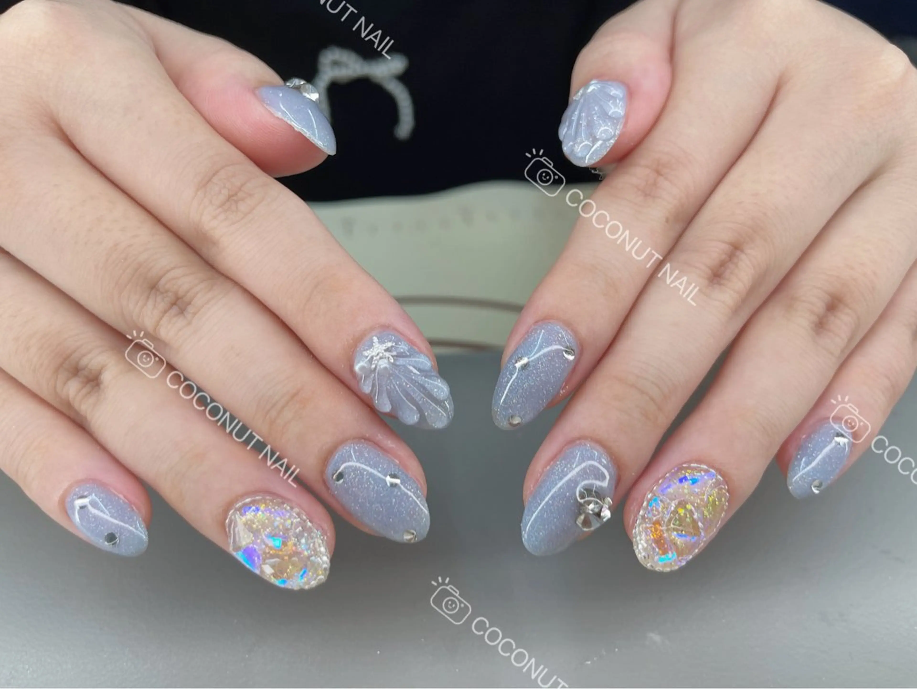 ネイル ハンドネイル 神田 ココナッツのネイルデザイン