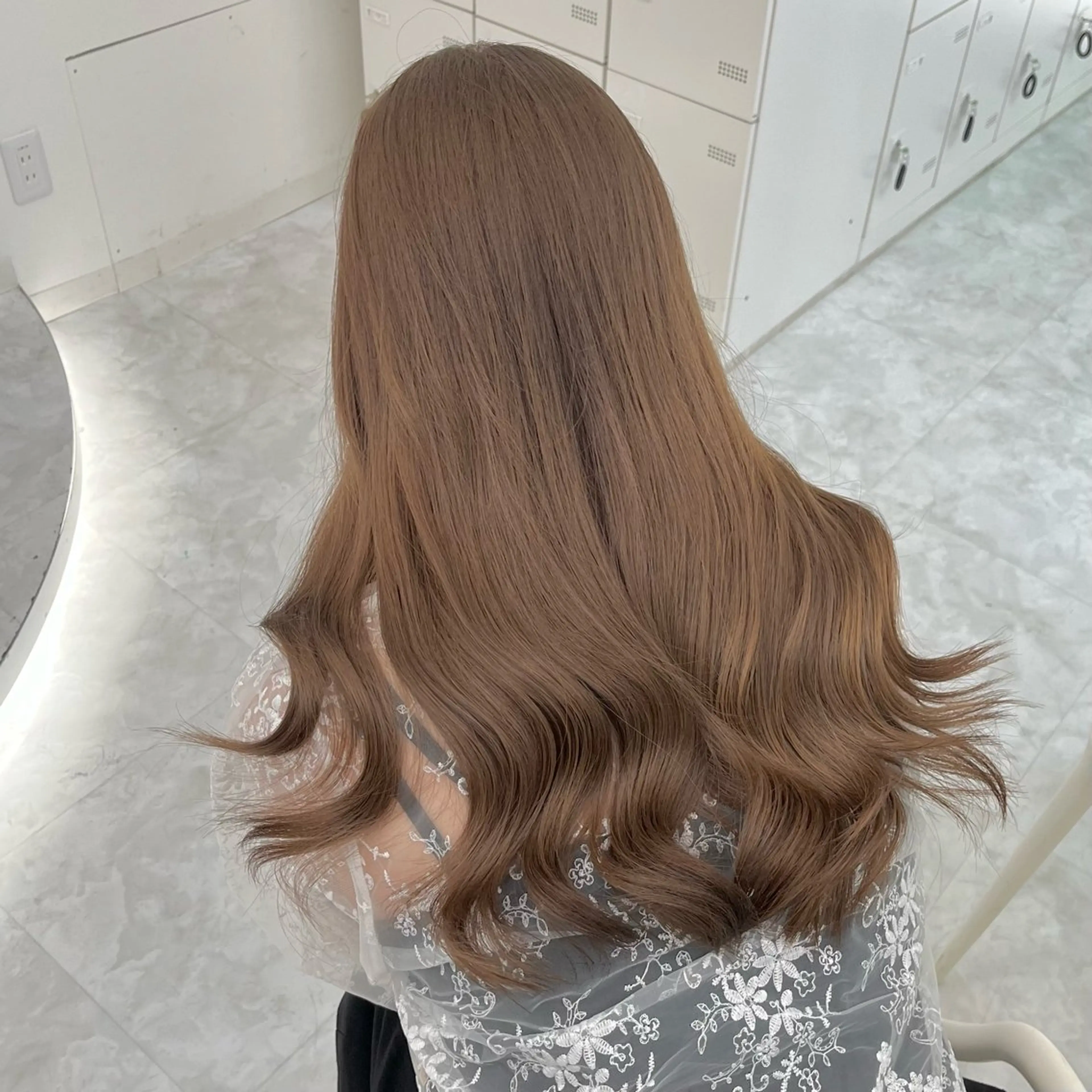 ロング カラー ヘアアレンジ 縮毛矯正🤍 盛れるボブ/ひかりのヘアスタイル