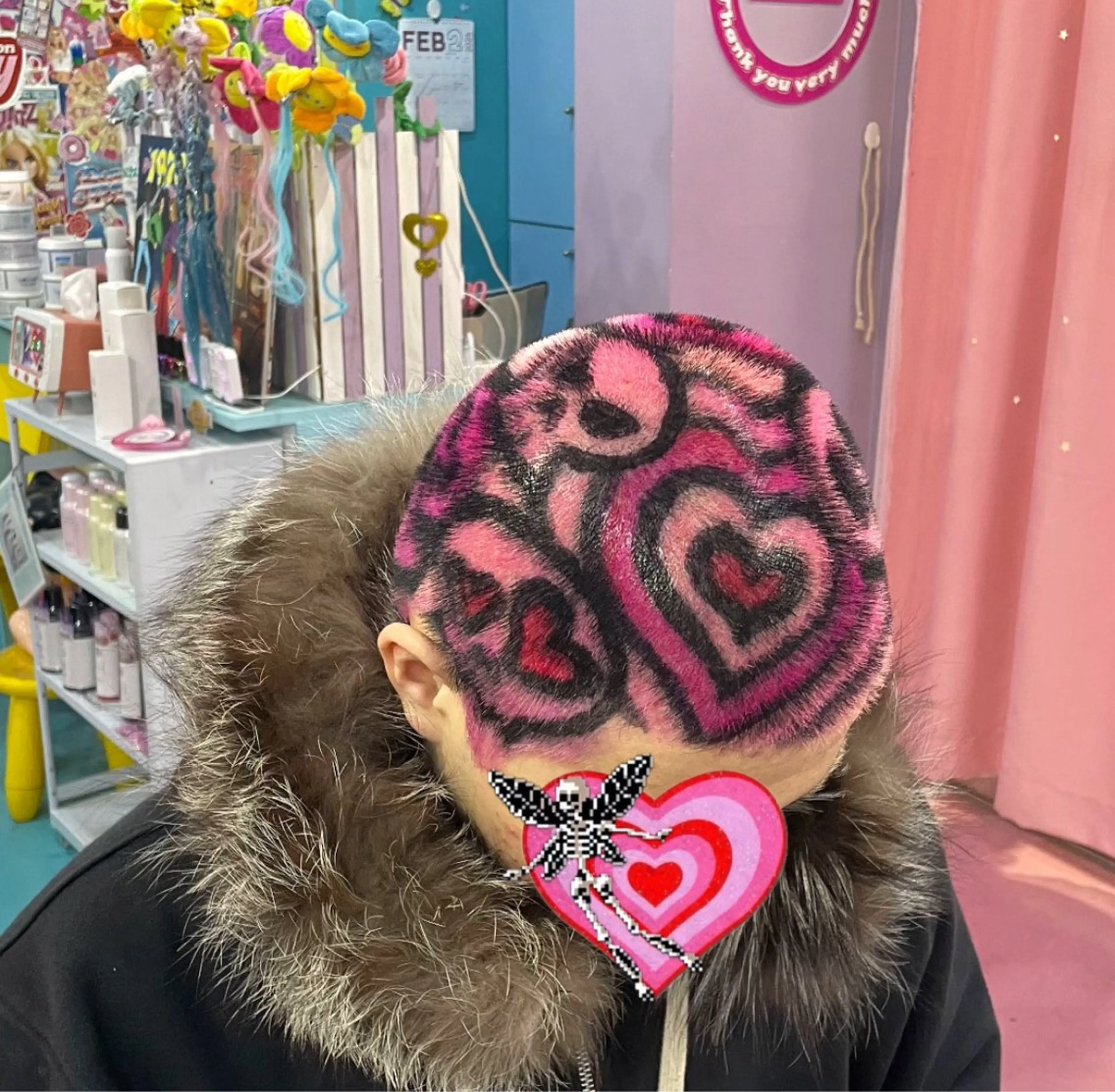 ショート カラー メンズ カット ヘアカラー 👽KINA👽 派手髪🦖💖✨のヘアスタイル