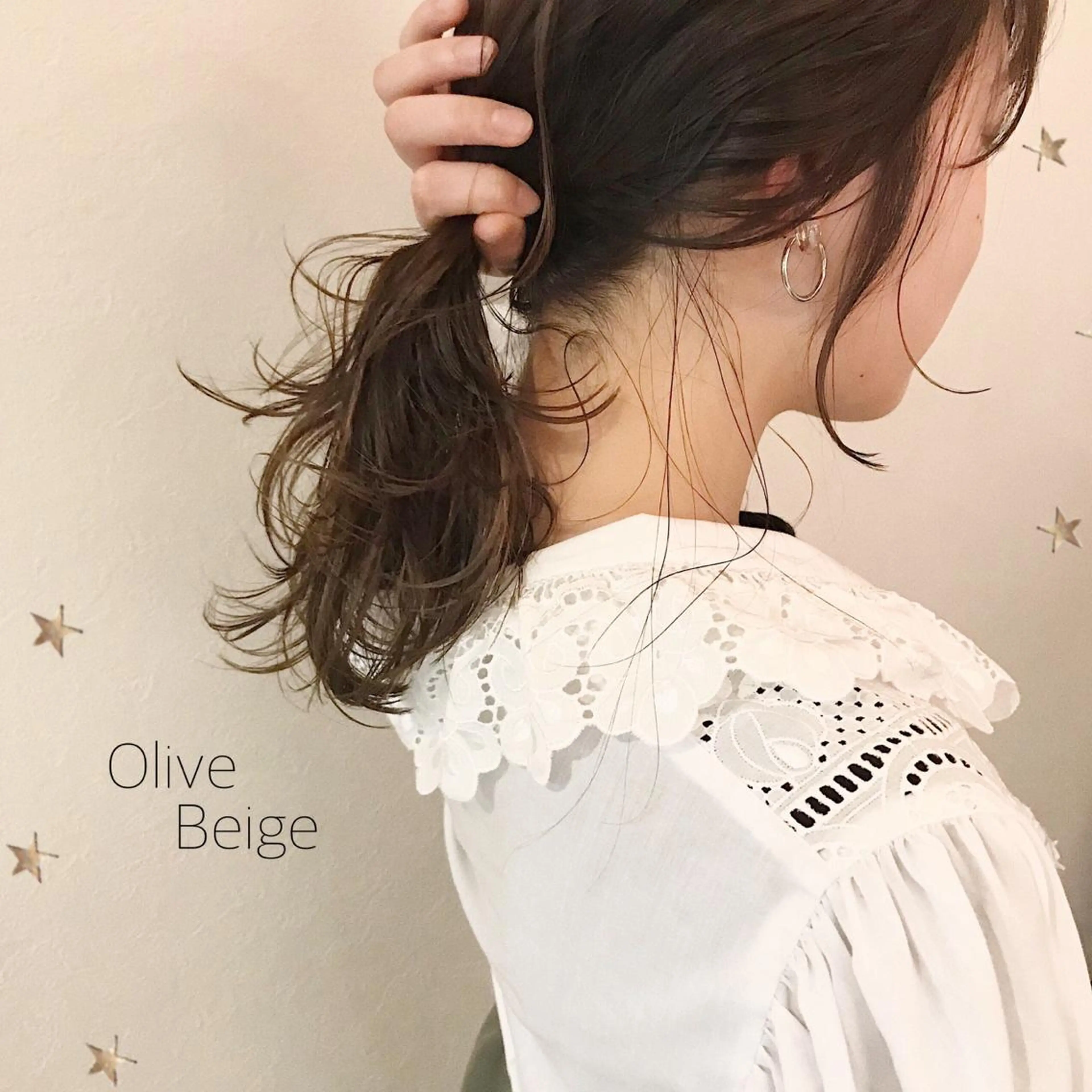 ミディアム カラー 市川 千夏のヘアスタイル