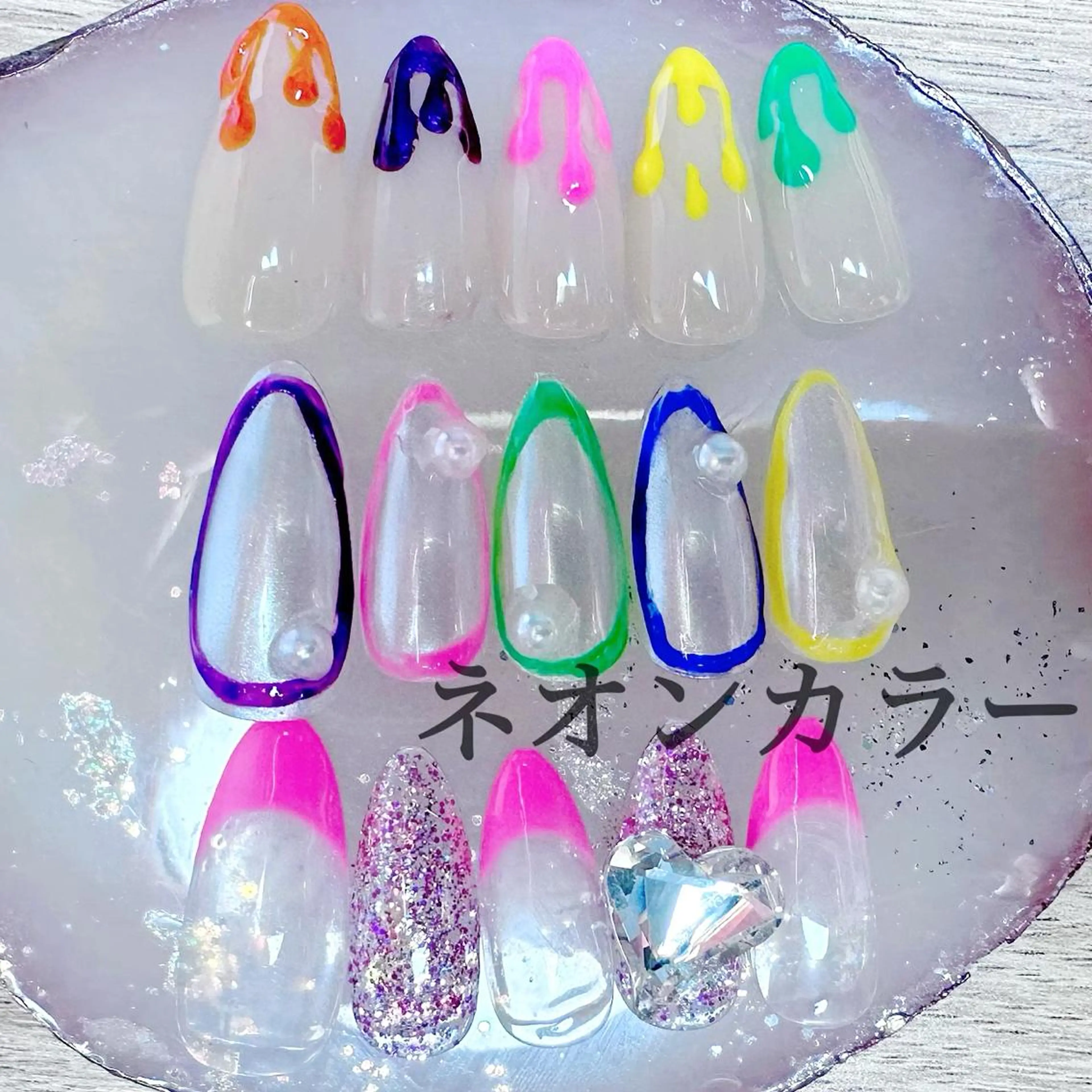 ネイル パステルネイル 新山 聖のネイルデザイン