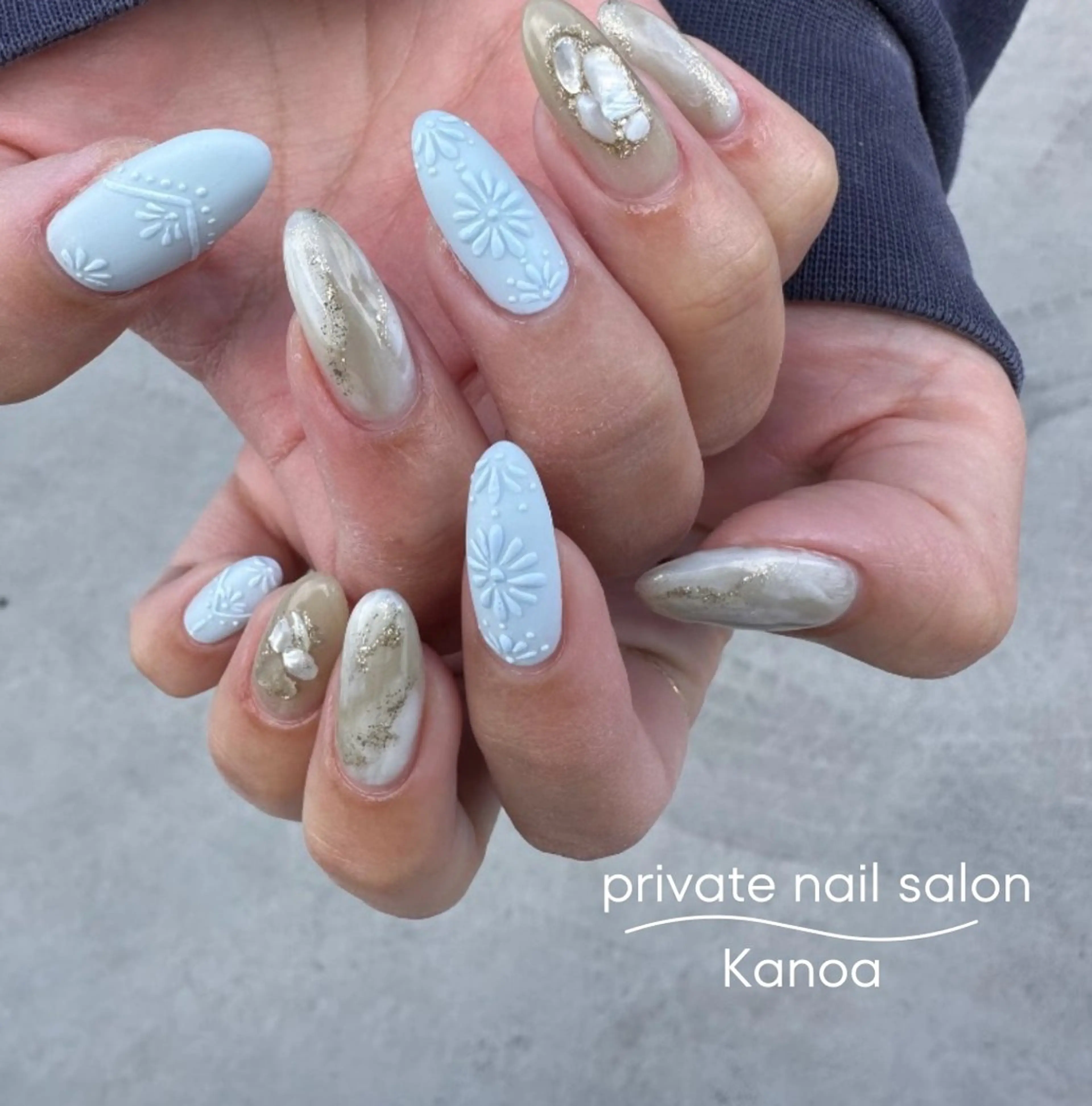 ネイル 春ネイル ハンドネイル megu_ kanoanailのネイルデザイン