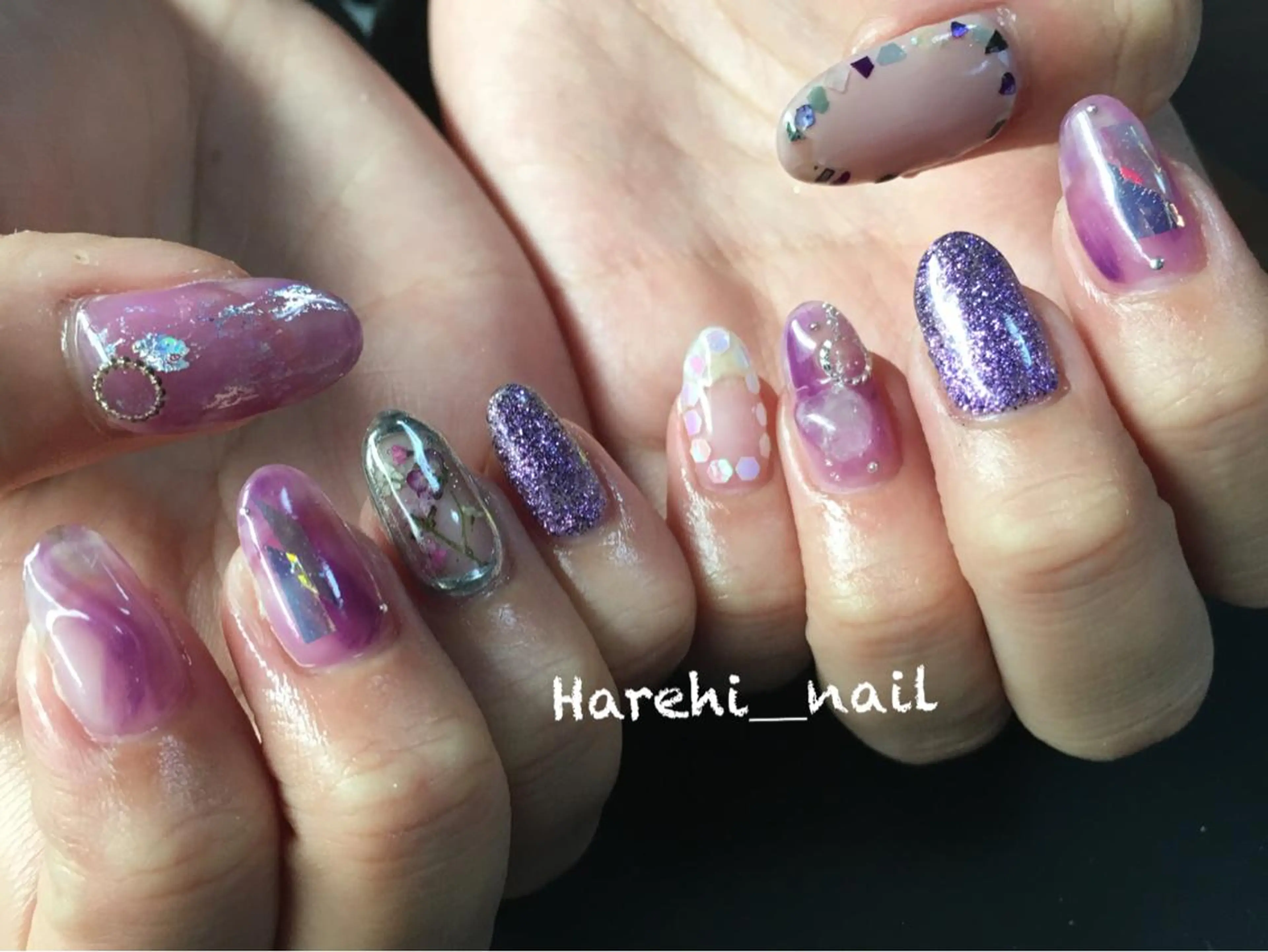 ネイル ハンドネイル Harehi_ nailのネイルデザイン
