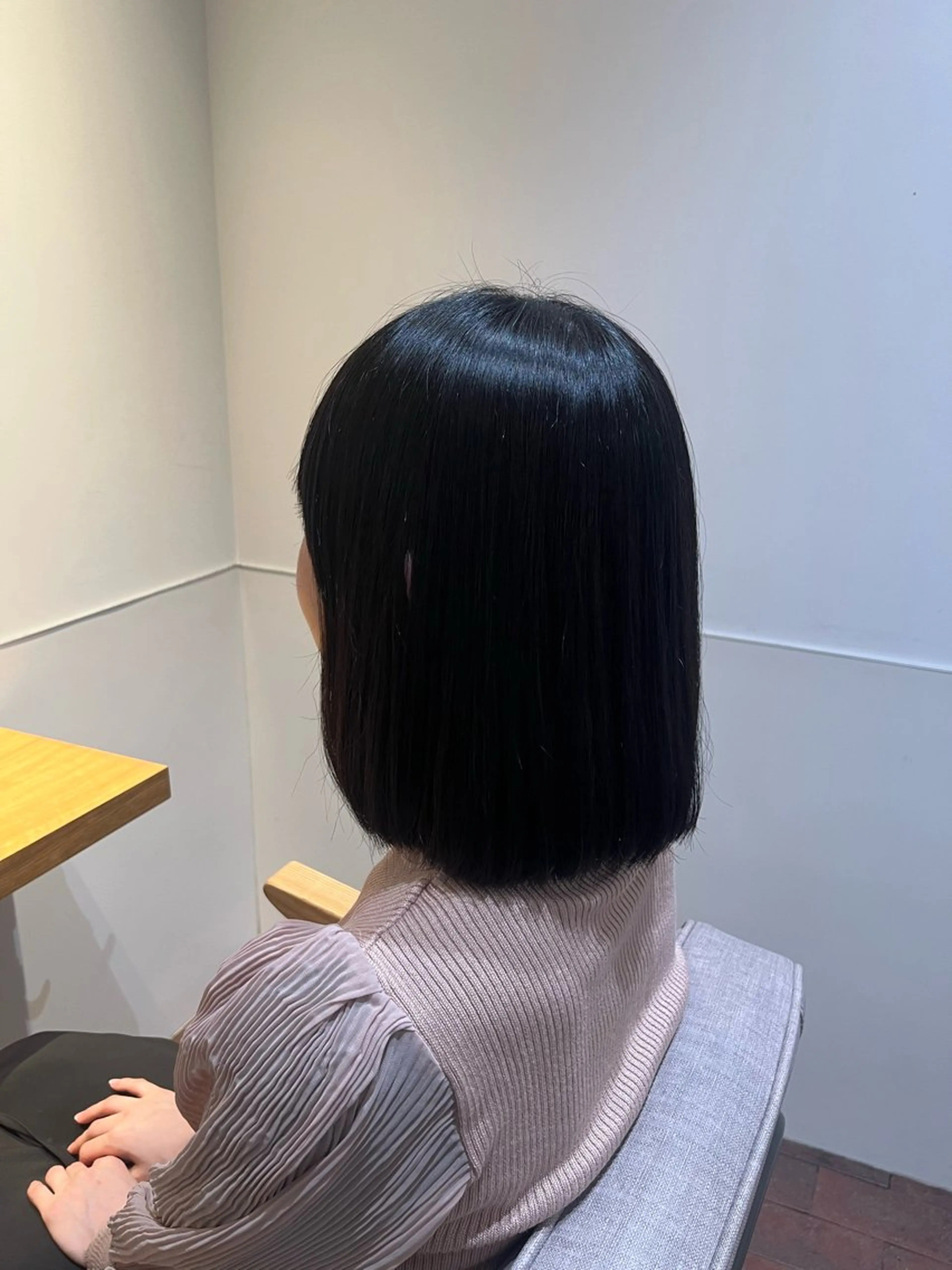 ミディアム マンツーマン 縮毛矯正/マユコのヘアスタイル