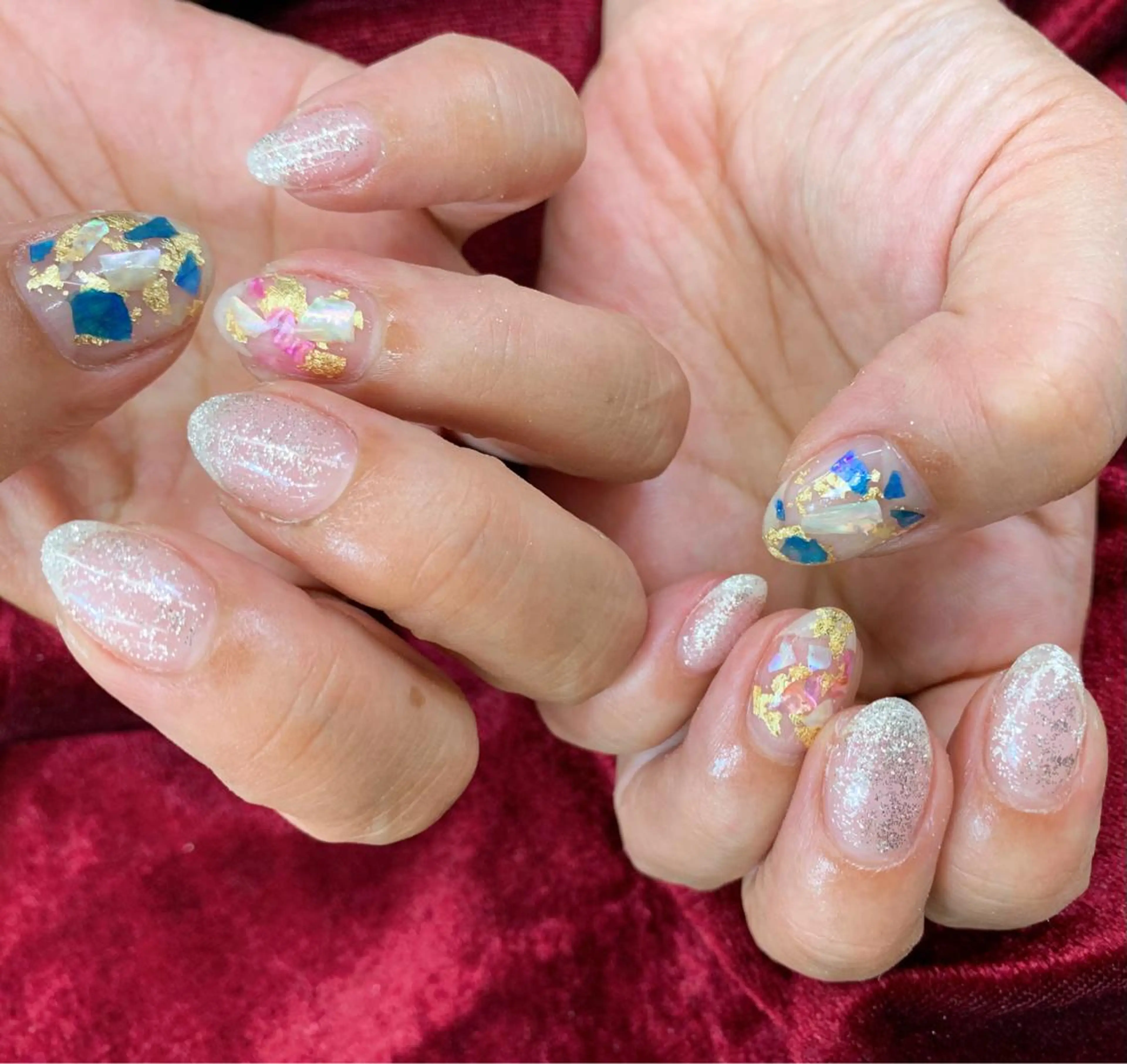 ネイル ⭐︎休業中の練習⭐︎ JNA認定講師髙橋のネイルデザイン