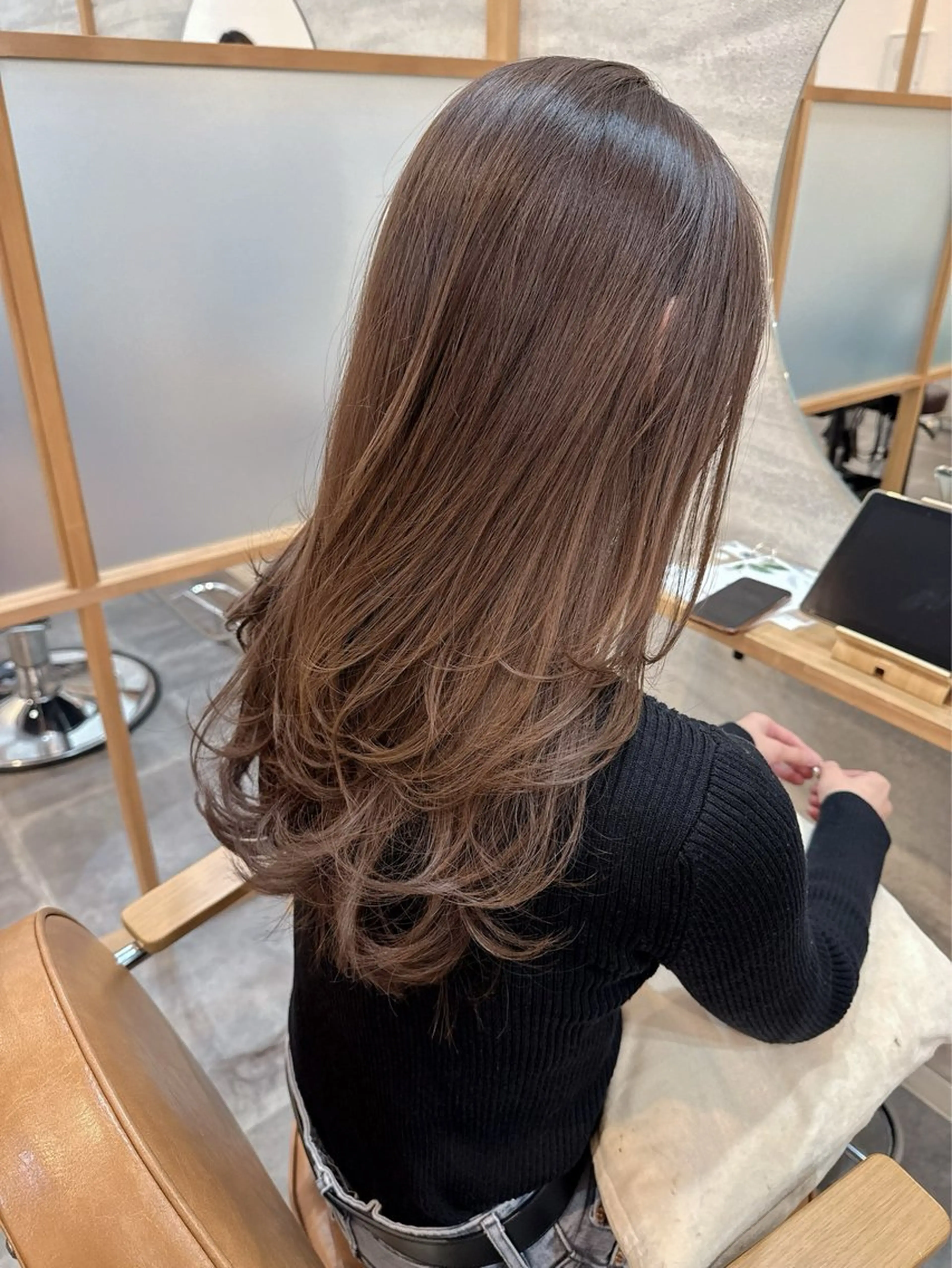 セミロング Zina 千早店 藤 辰也のヘアスタイル